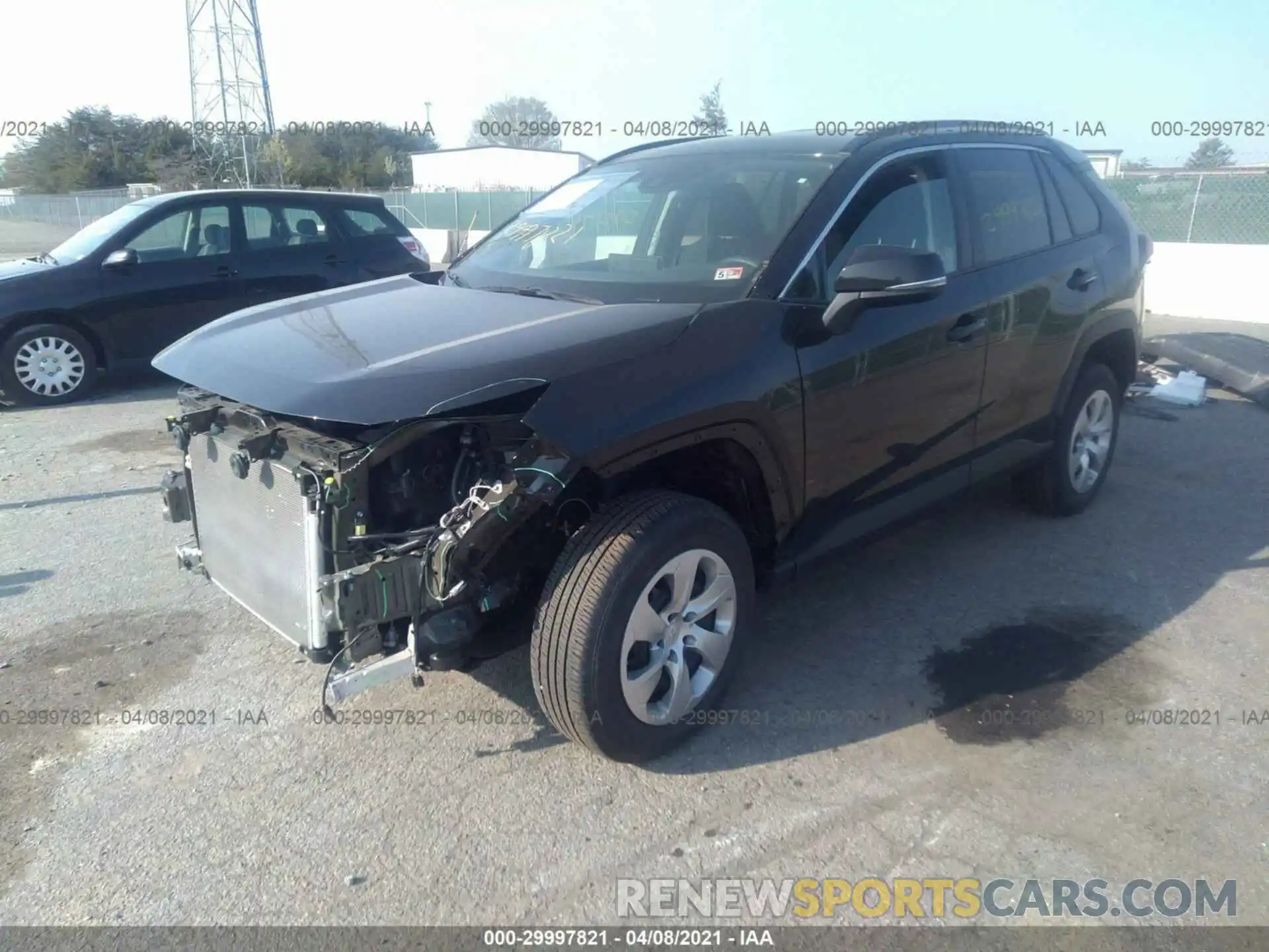 2 Фотография поврежденного автомобиля 2T3G1RFV8KW038917 TOYOTA RAV4 2019