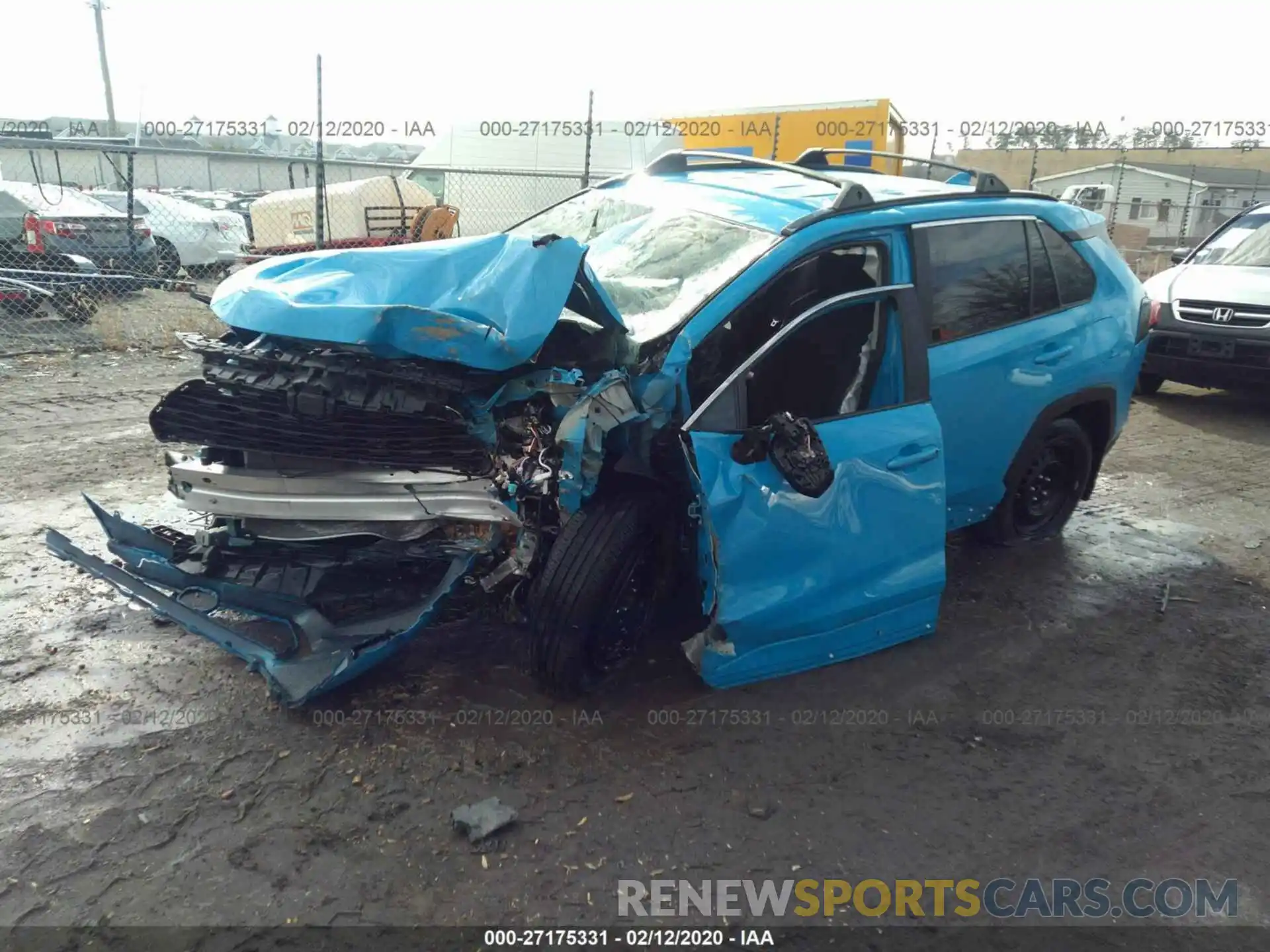 2 Photograph of a damaged car 2T3G1RFV8KW052493 TOYOTA RAV4 2019