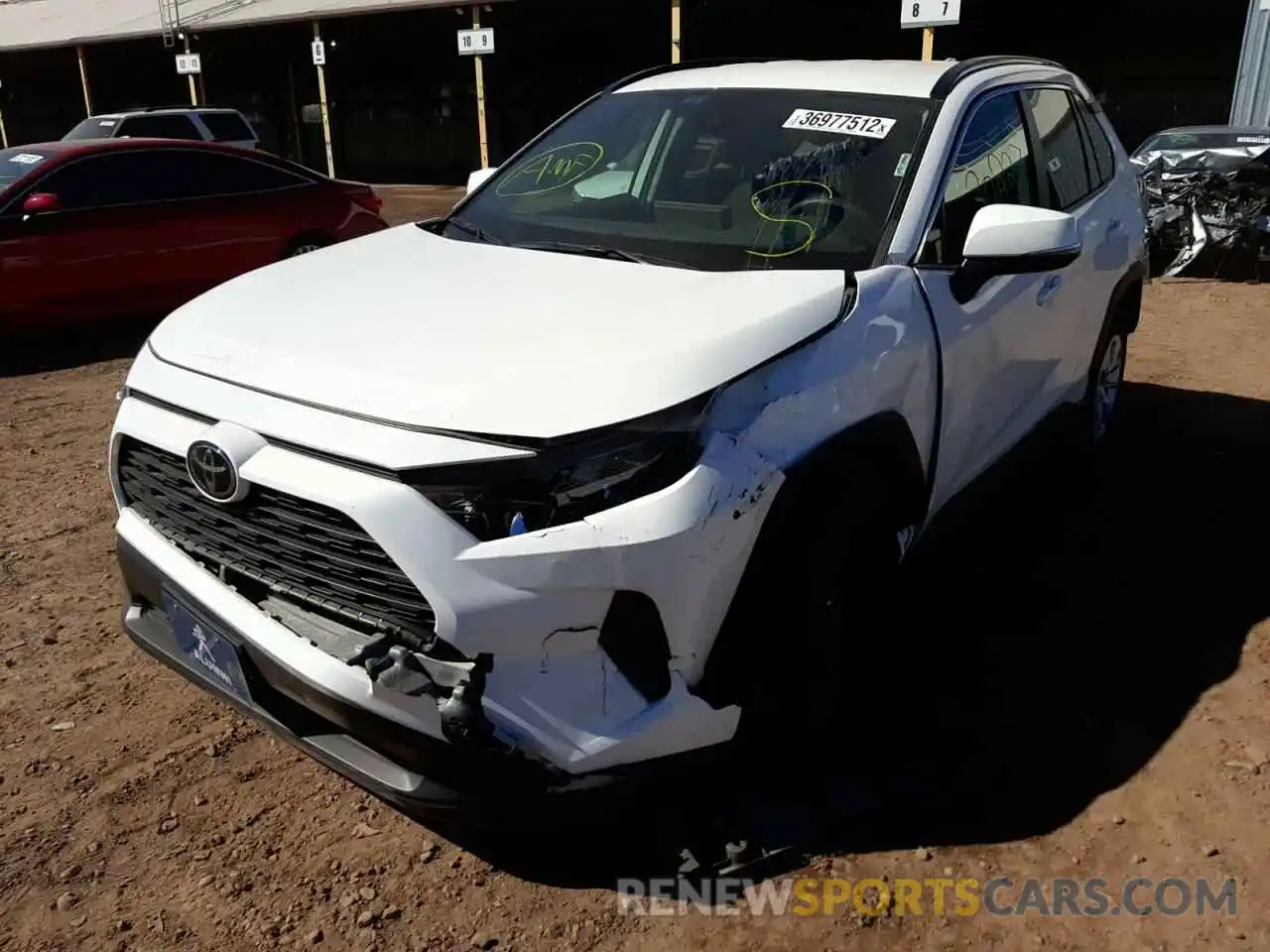 2 Photograph of a damaged car 2T3G1RFV8KW052641 TOYOTA RAV4 2019