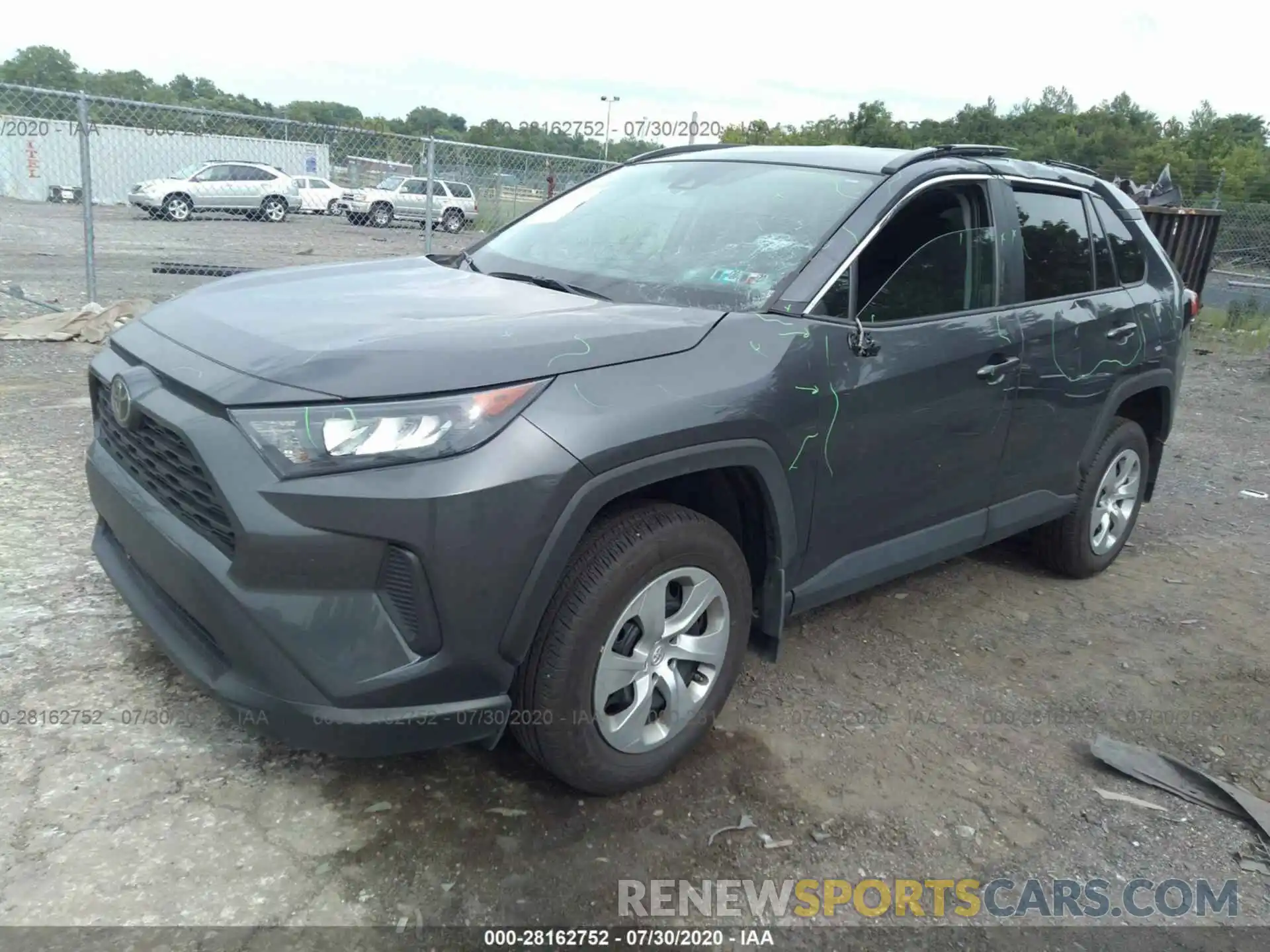 2 Photograph of a damaged car 2T3G1RFV8KW083114 TOYOTA RAV4 2019