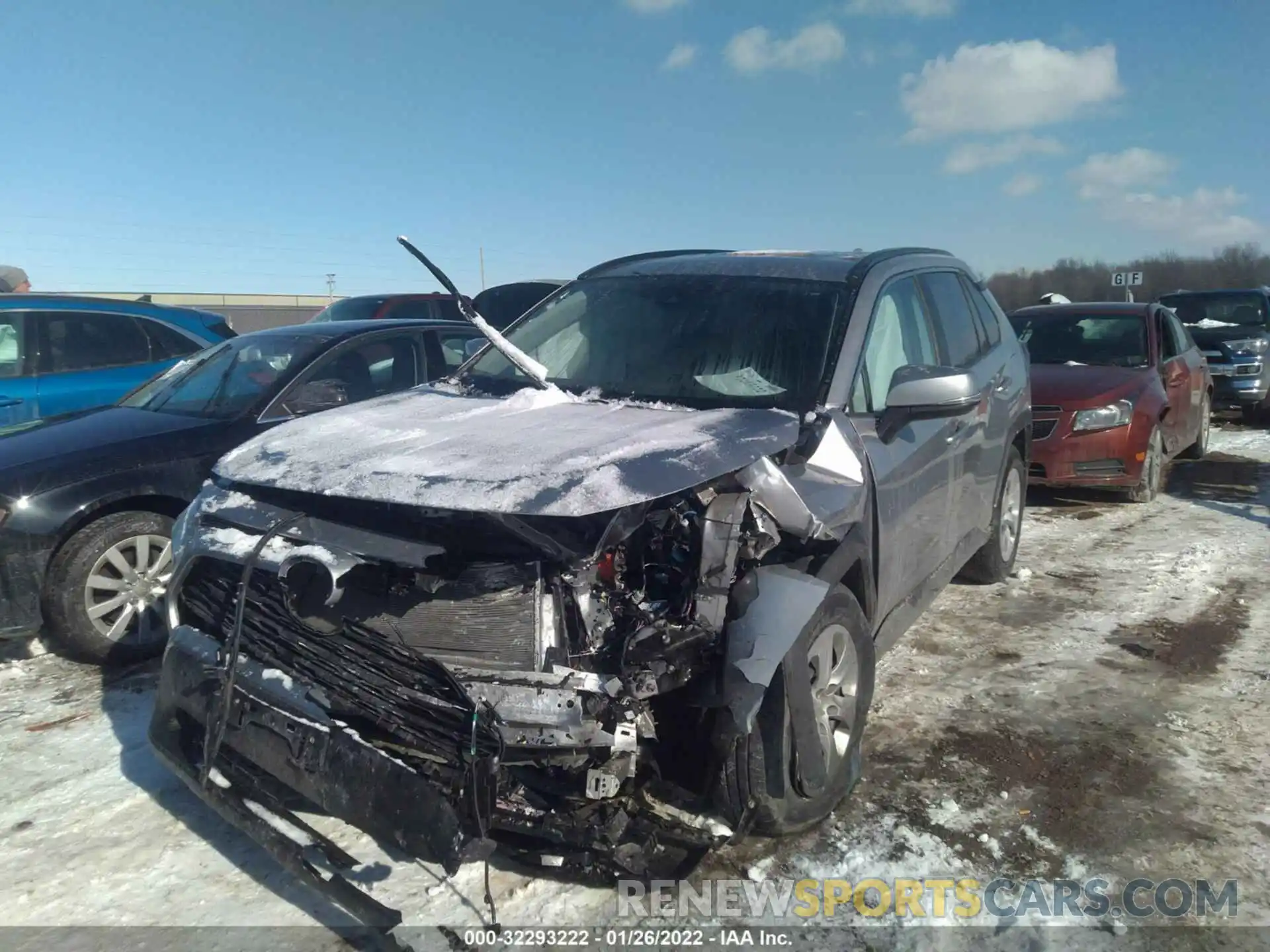 2 Photograph of a damaged car 2T3G1RFV9KC006415 TOYOTA RAV4 2019