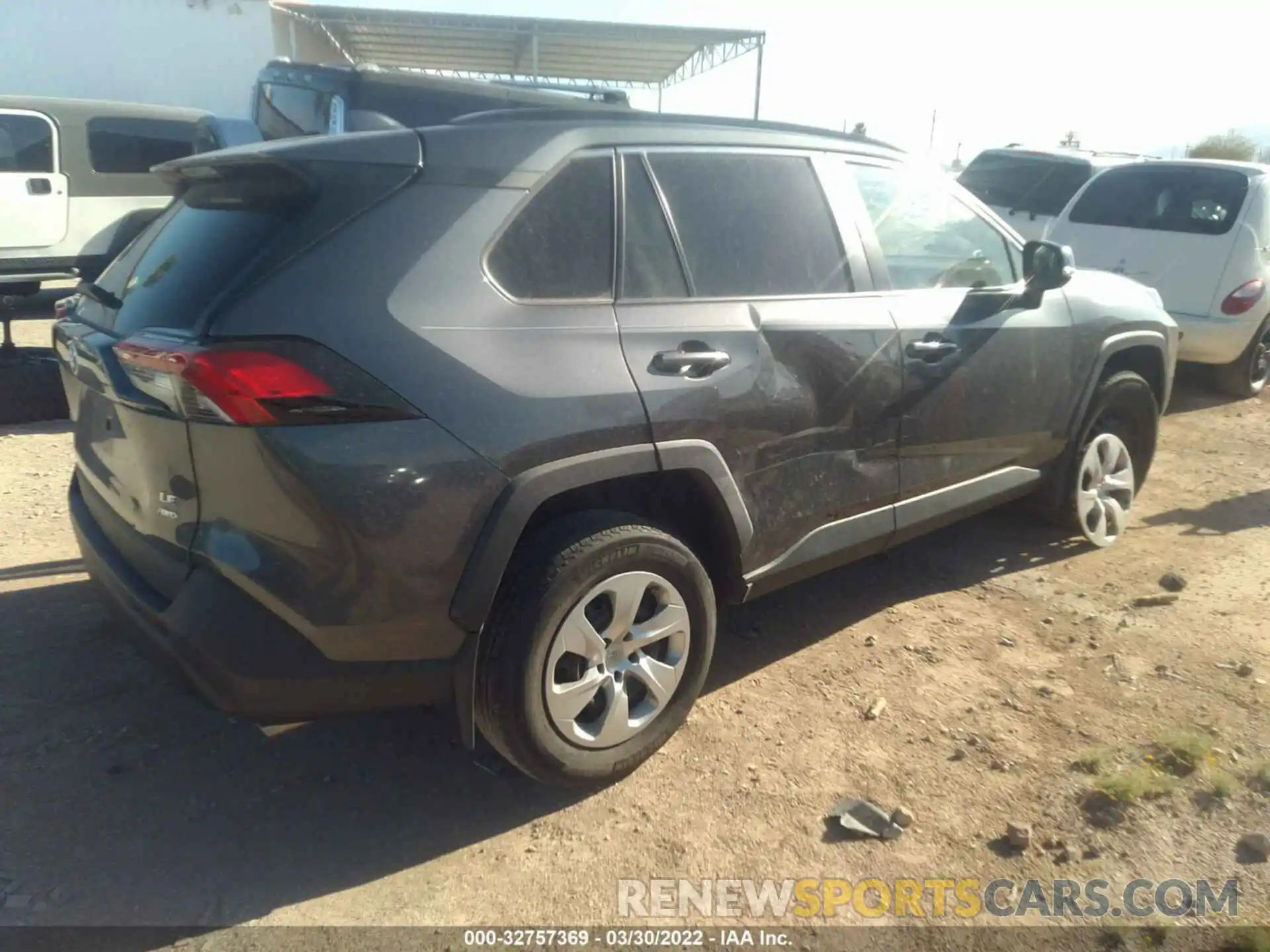 4 Photograph of a damaged car 2T3G1RFV9KC013526 TOYOTA RAV4 2019