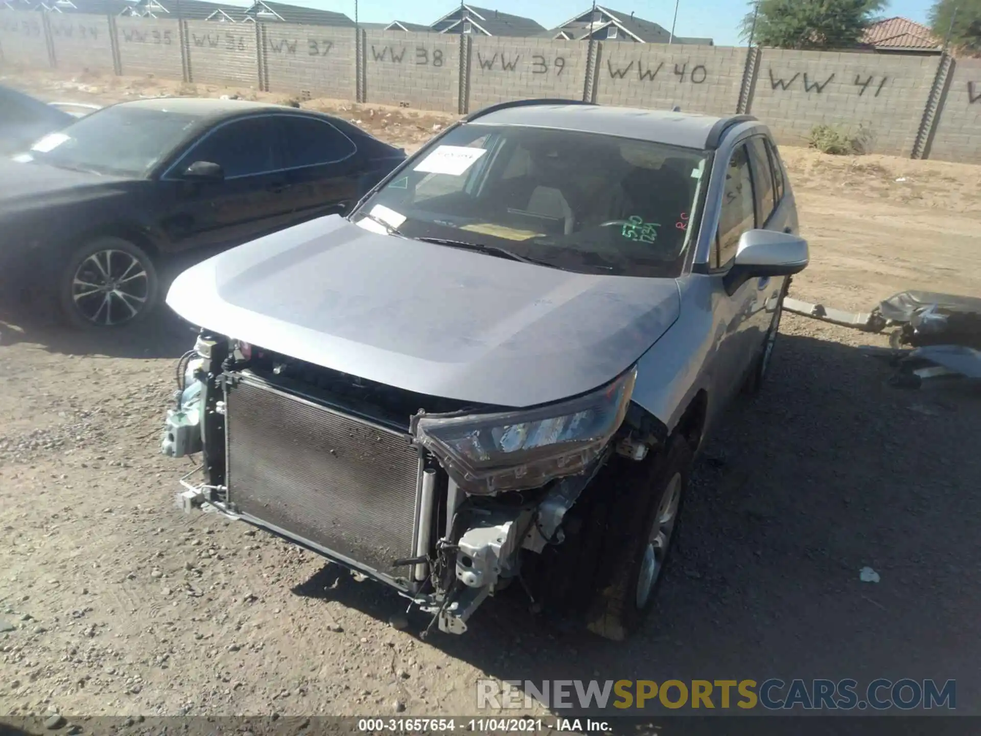 2 Photograph of a damaged car 2T3G1RFV9KC059485 TOYOTA RAV4 2019