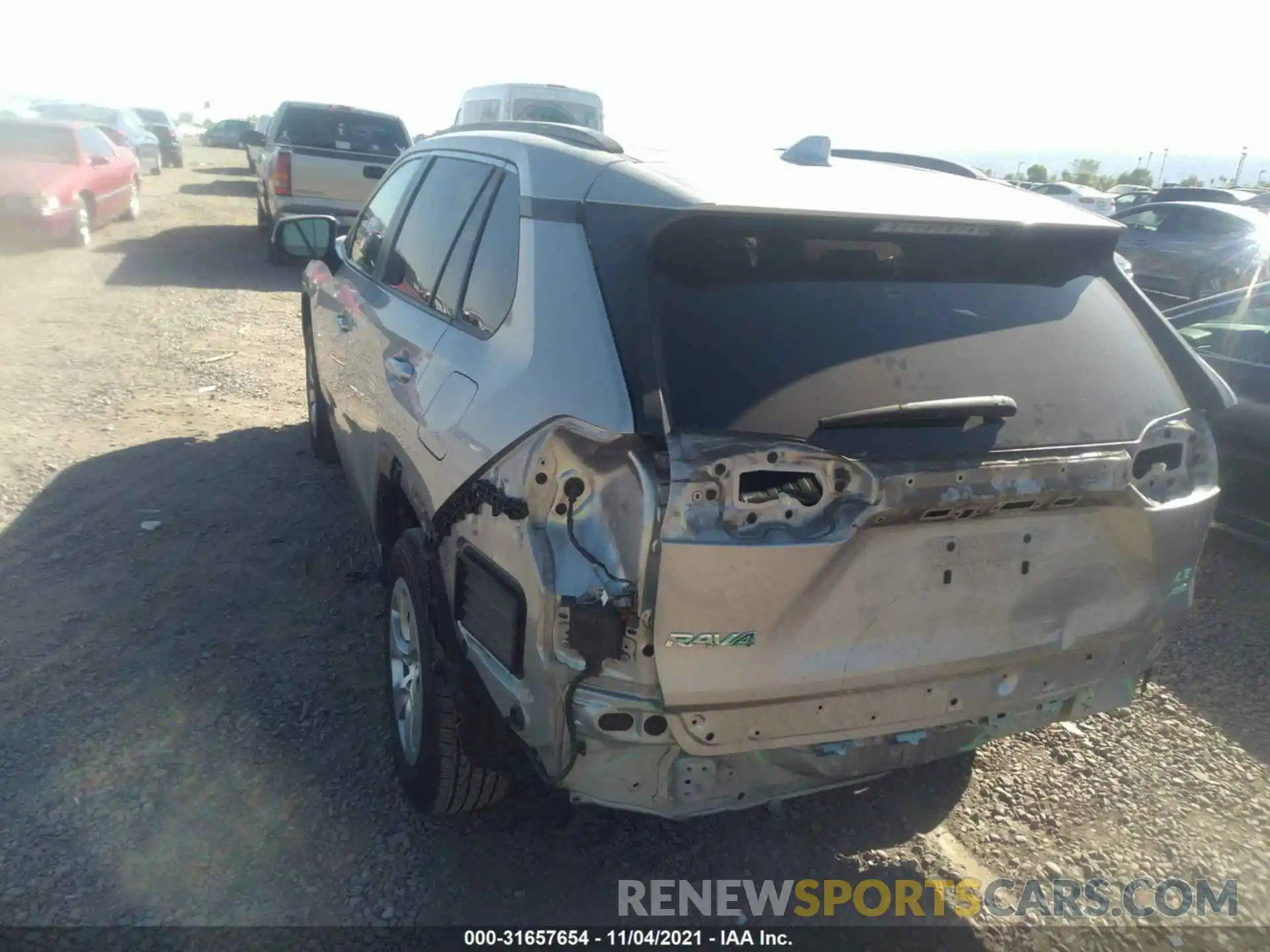 3 Photograph of a damaged car 2T3G1RFV9KC059485 TOYOTA RAV4 2019