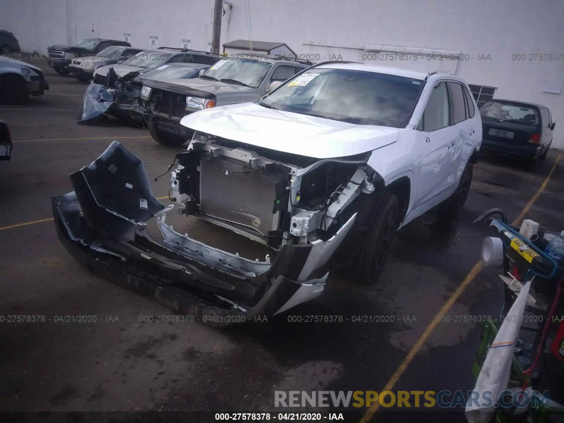 2 Photograph of a damaged car 2T3G1RFV9KC059874 TOYOTA RAV4 2019