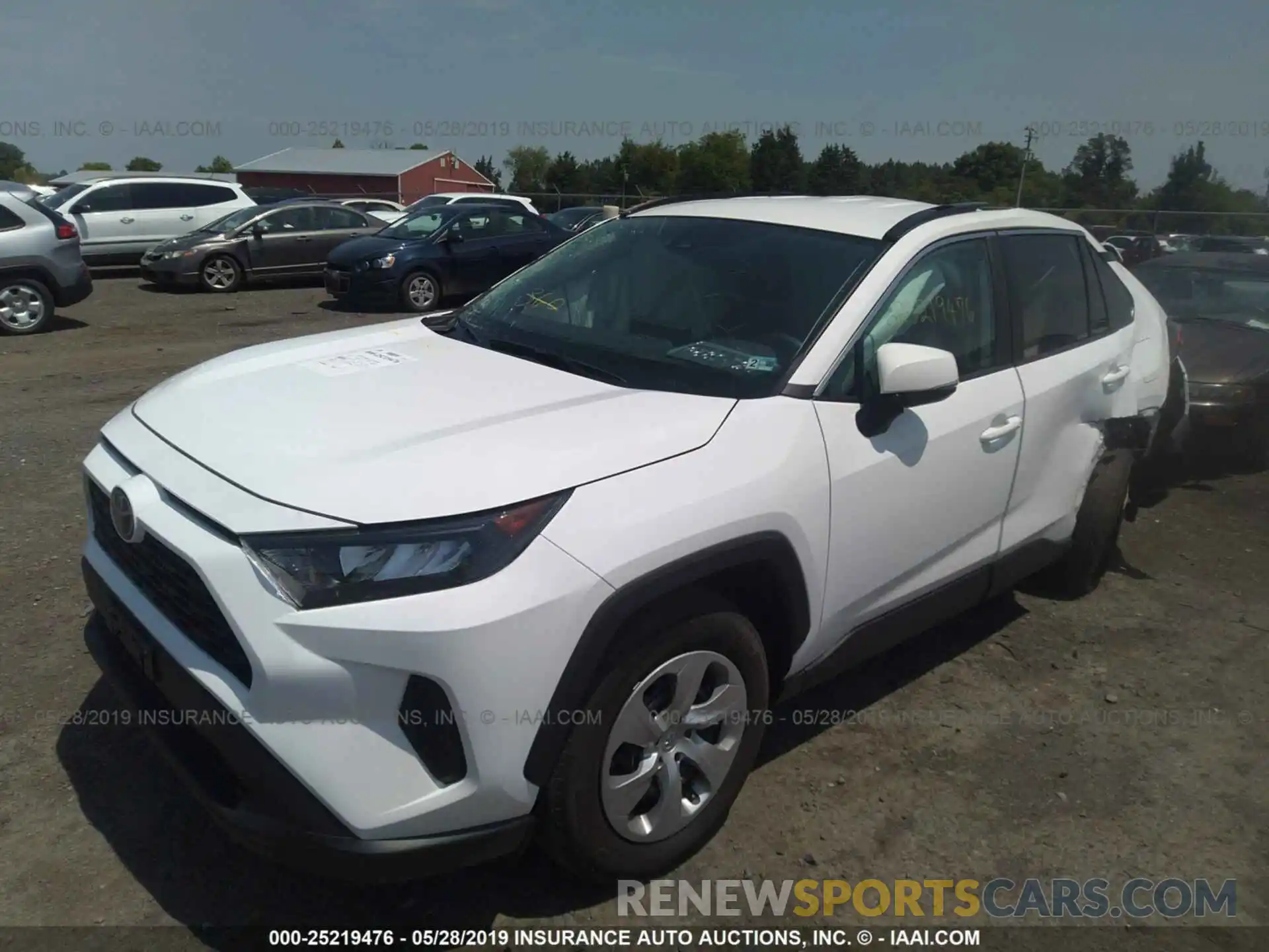 2 Photograph of a damaged car 2T3G1RFV9KW025478 TOYOTA RAV4 2019