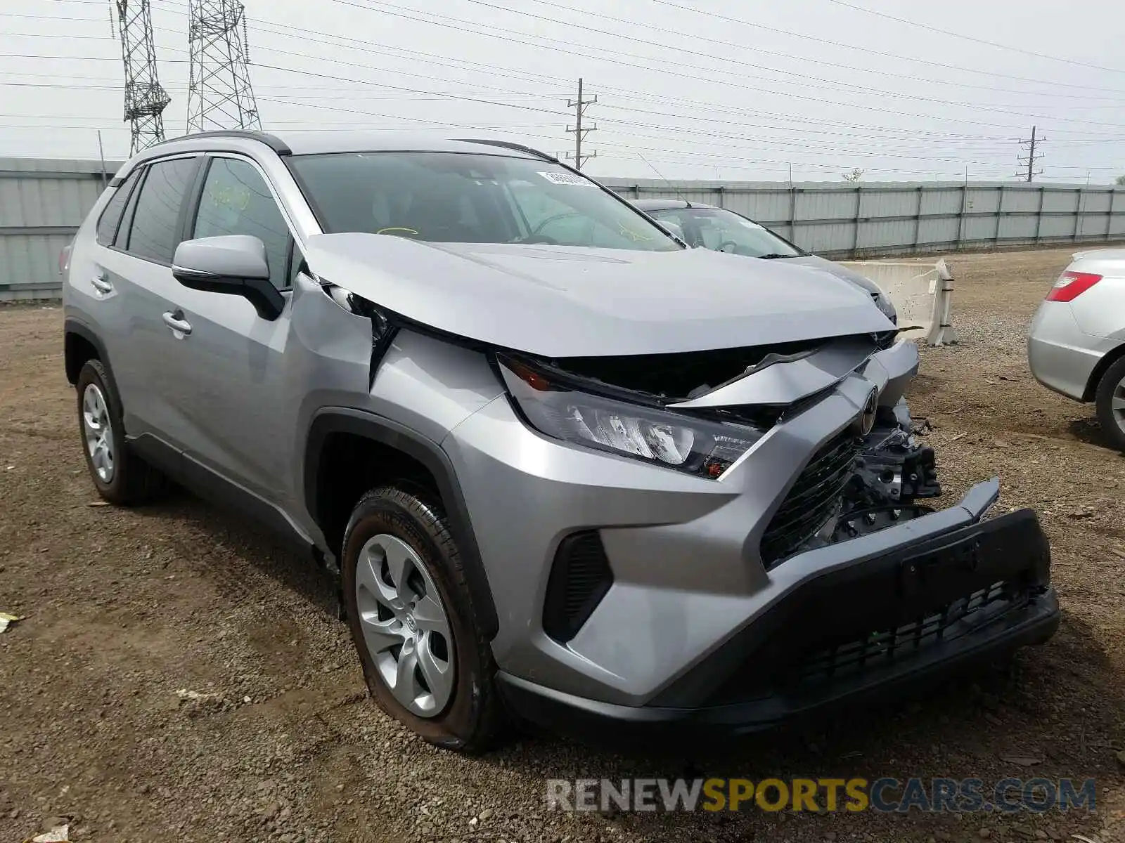 1 Photograph of a damaged car 2T3G1RFV9KW072414 TOYOTA RAV4 2019