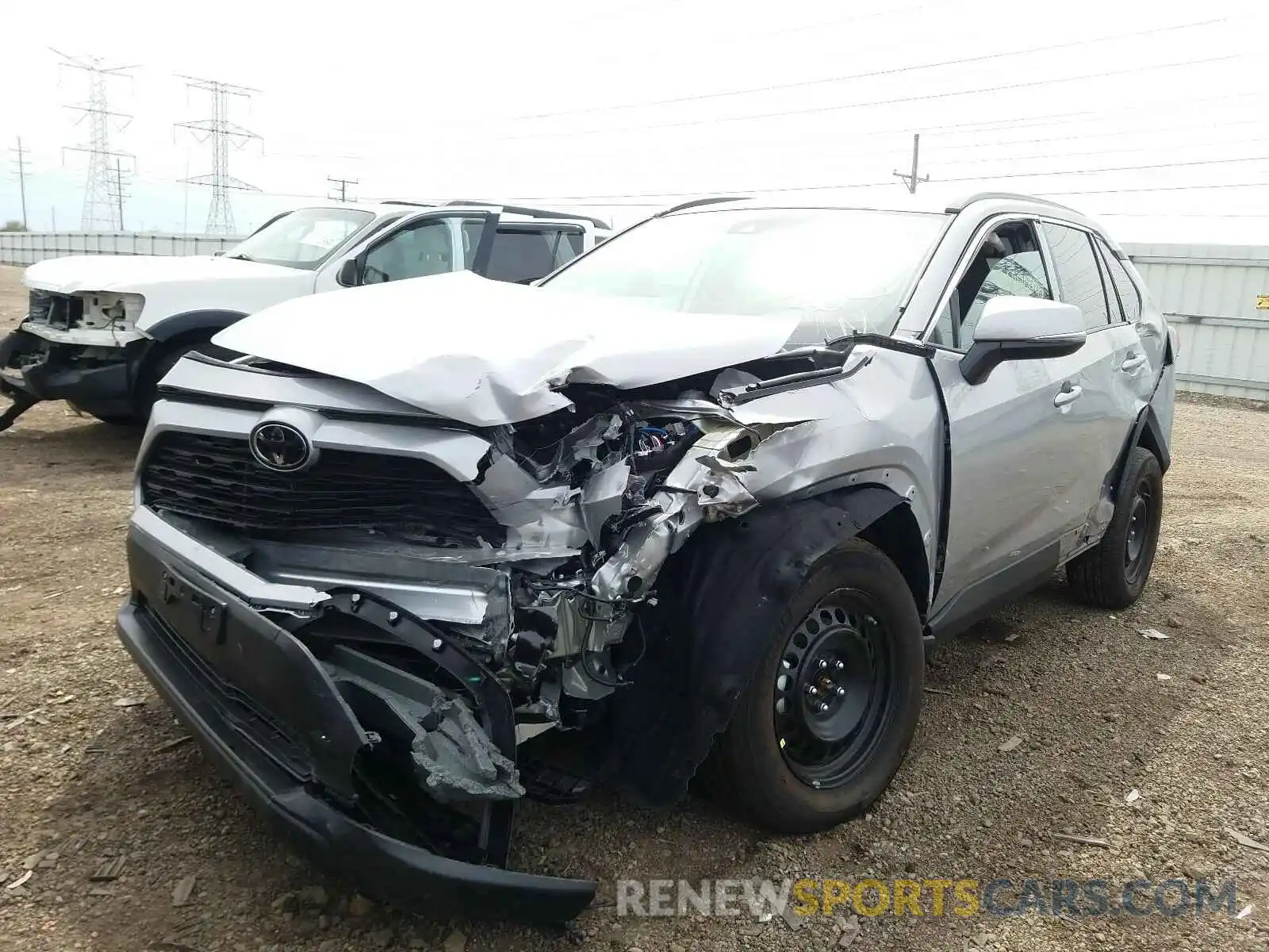 2 Photograph of a damaged car 2T3G1RFV9KW072414 TOYOTA RAV4 2019