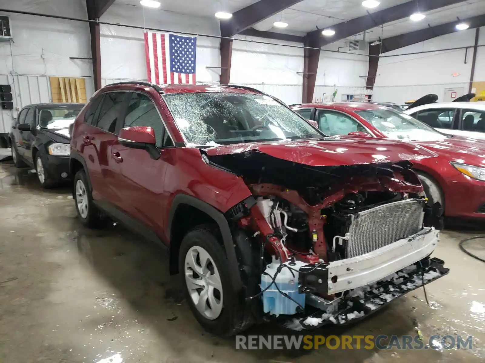 1 Photograph of a damaged car 2T3G1RFV9KW073868 TOYOTA RAV4 2019