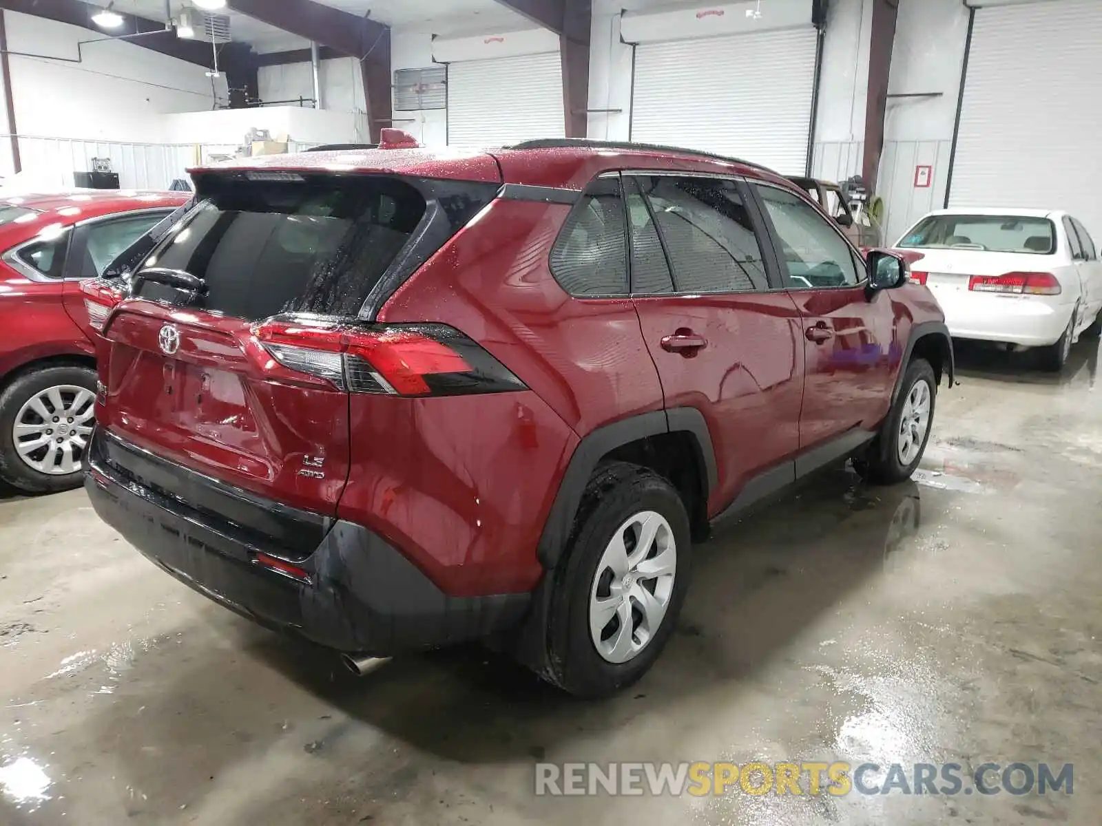 4 Photograph of a damaged car 2T3G1RFV9KW073868 TOYOTA RAV4 2019