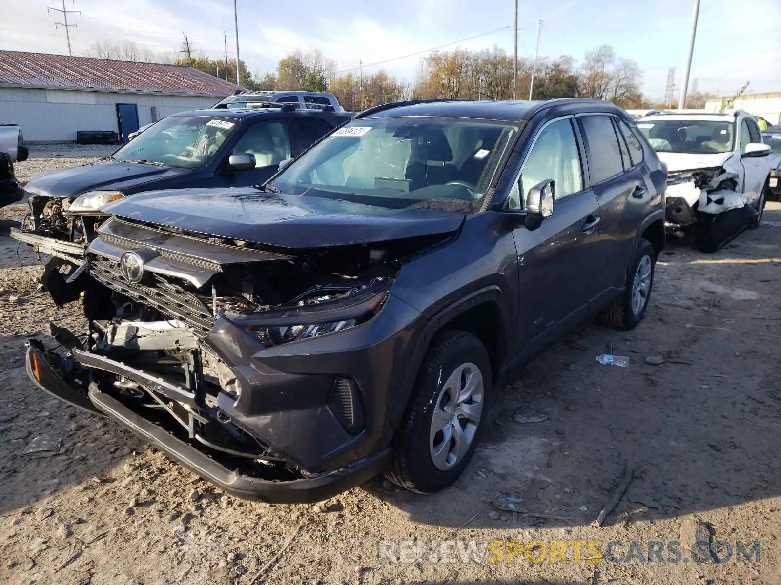 2 Фотография поврежденного автомобиля 2T3G1RFV9KW077287 TOYOTA RAV4 2019