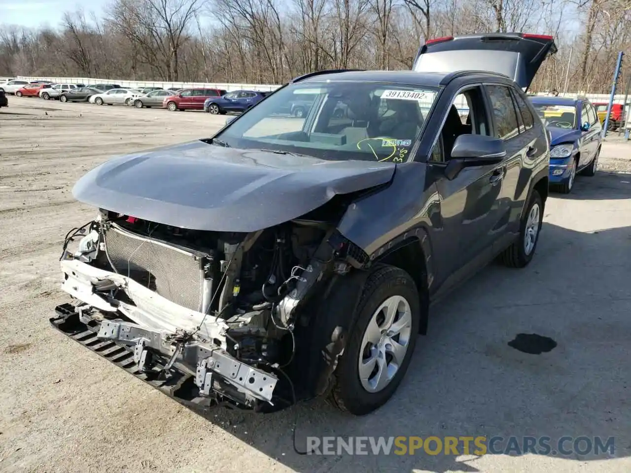 2 Photograph of a damaged car 2T3G1RFV9KW079587 TOYOTA RAV4 2019