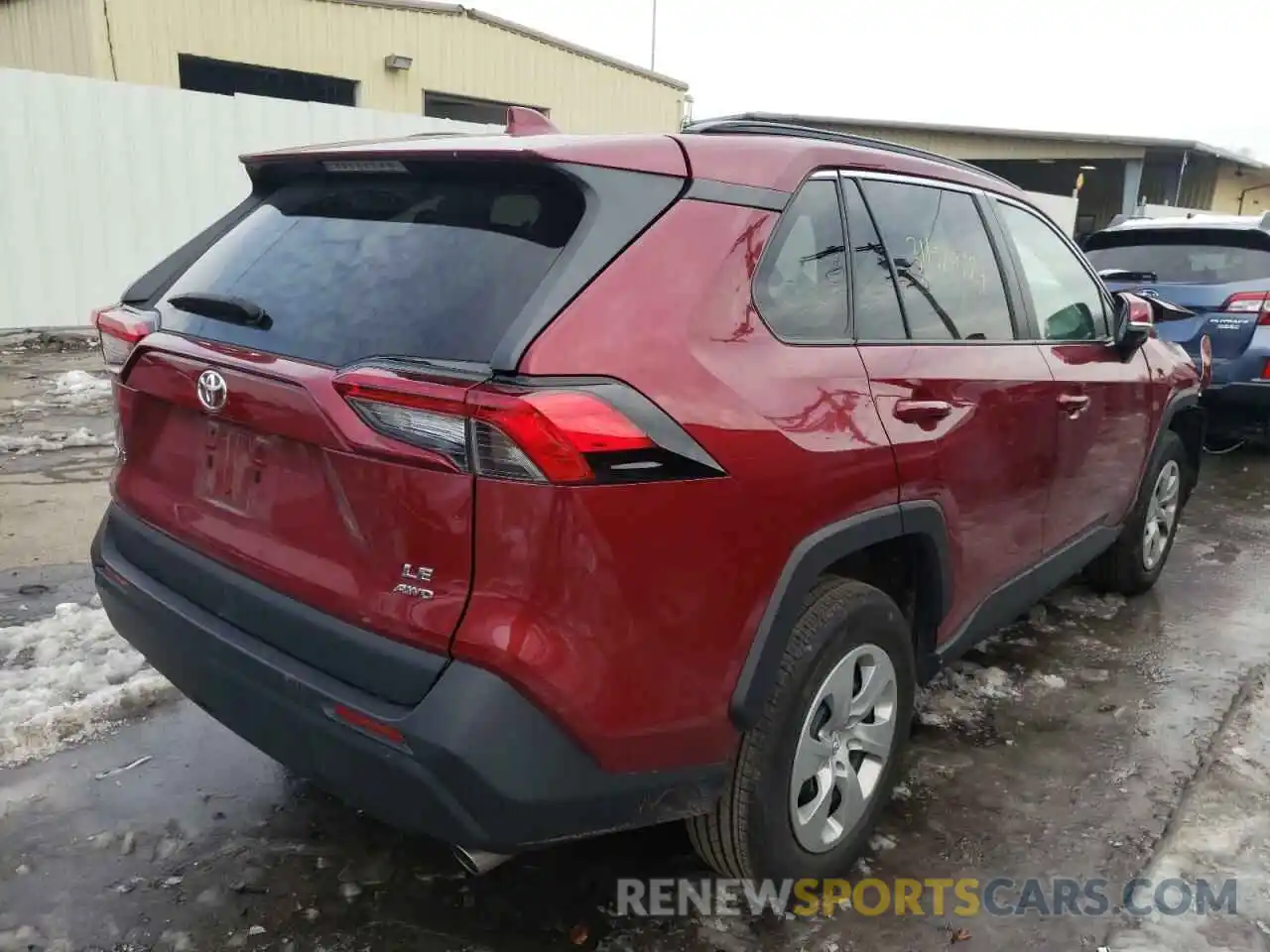 4 Photograph of a damaged car 2T3G1RFVXKC009940 TOYOTA RAV4 2019