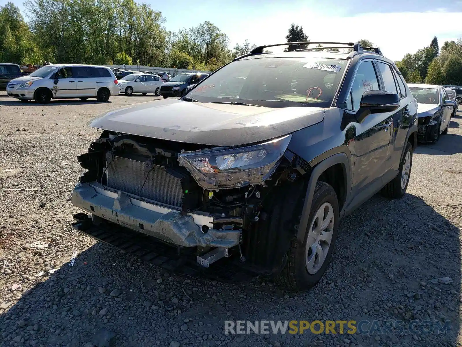 2 Photograph of a damaged car 2T3G1RFVXKC010358 TOYOTA RAV4 2019