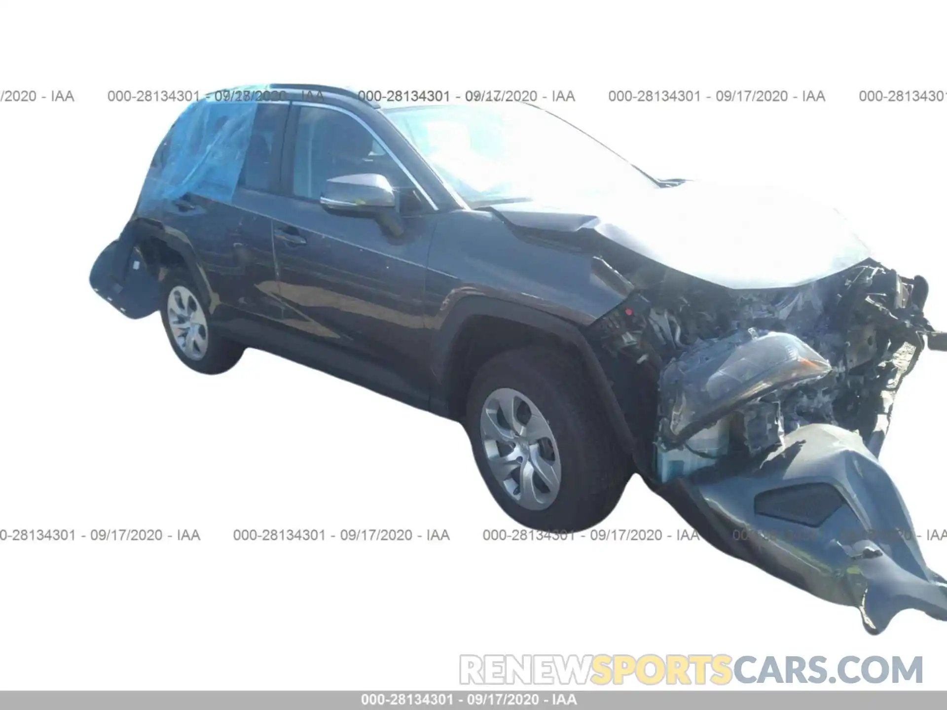 1 Photograph of a damaged car 2T3G1RFVXKC010666 TOYOTA RAV4 2019