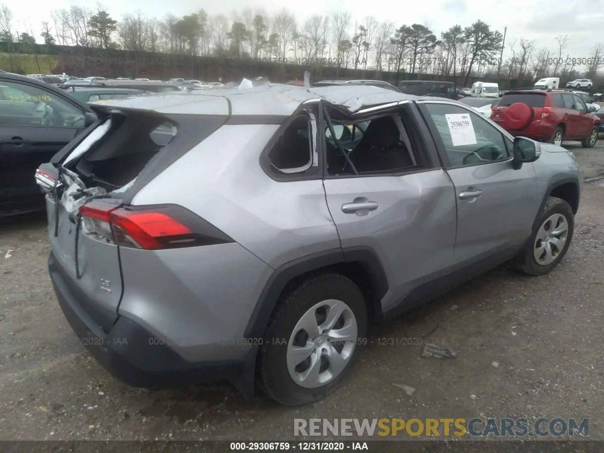 4 Photograph of a damaged car 2T3G1RFVXKC036149 TOYOTA RAV4 2019