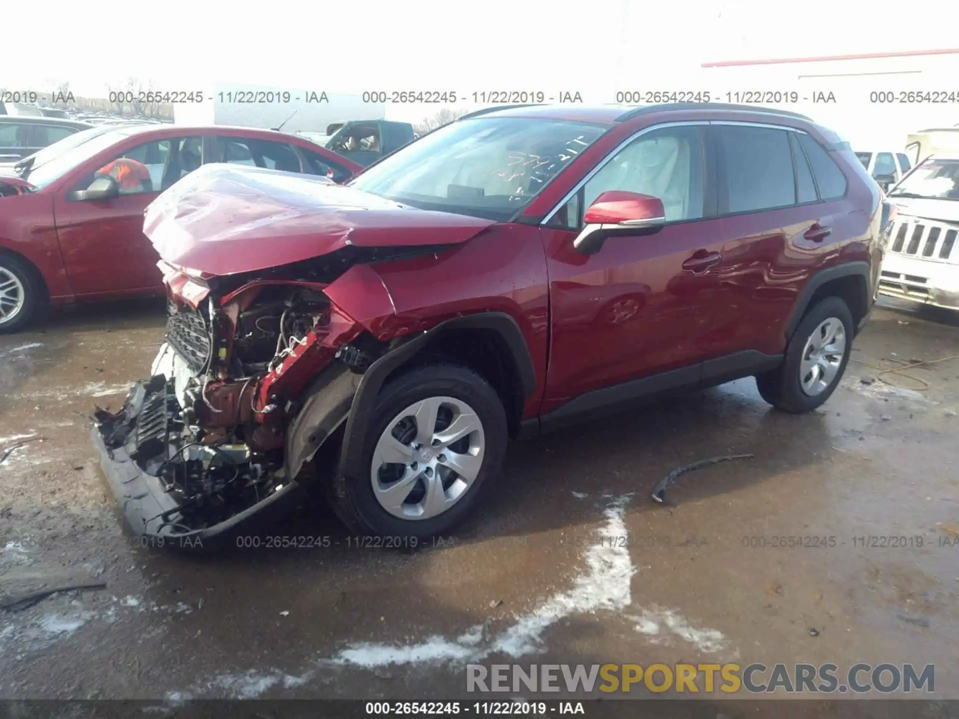 2 Photograph of a damaged car 2T3G1RFVXKC057499 TOYOTA RAV4 2019