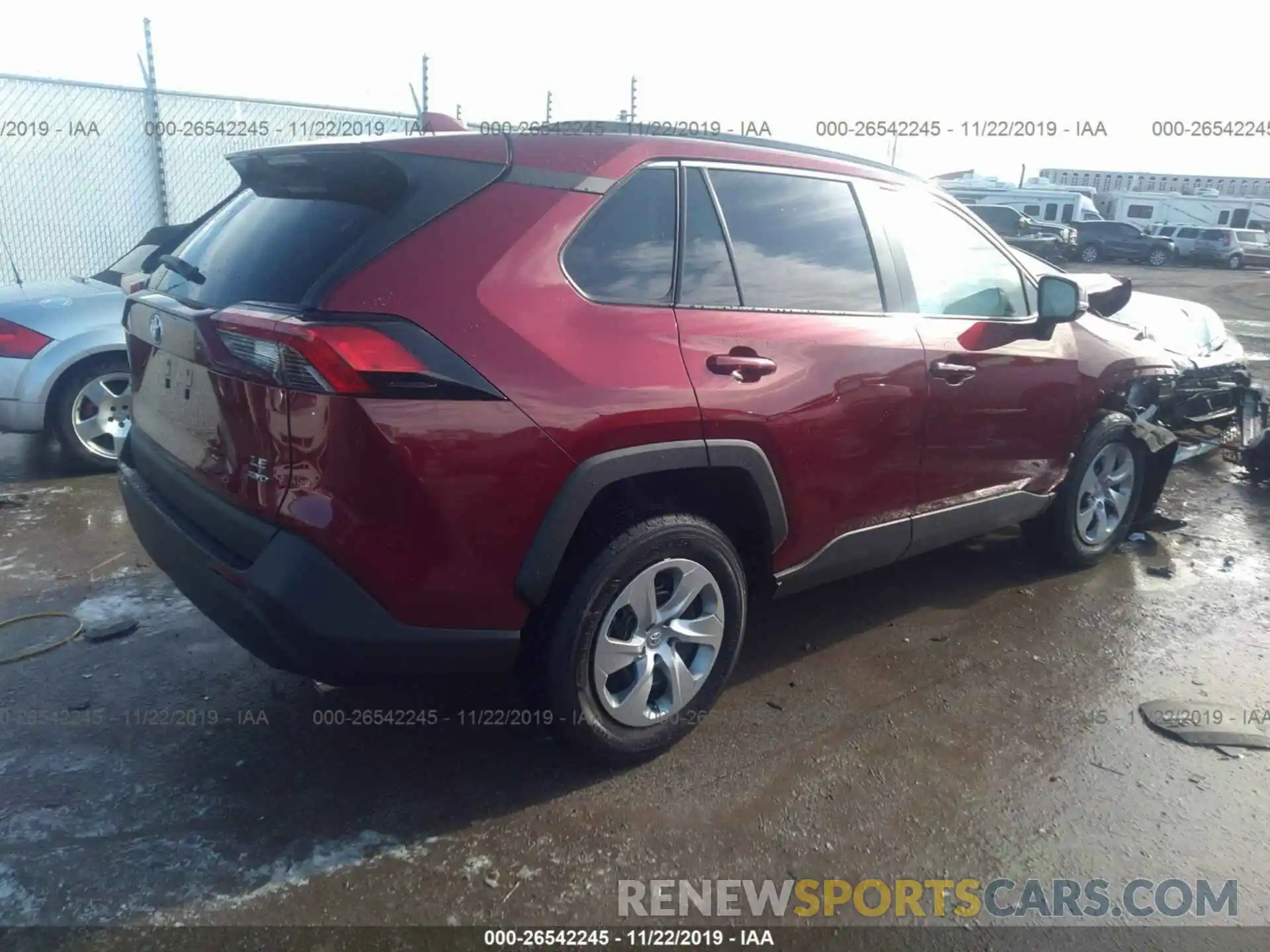 4 Photograph of a damaged car 2T3G1RFVXKC057499 TOYOTA RAV4 2019