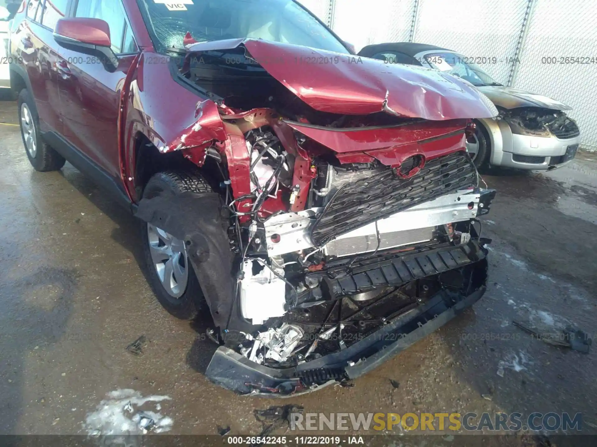 6 Photograph of a damaged car 2T3G1RFVXKC057499 TOYOTA RAV4 2019