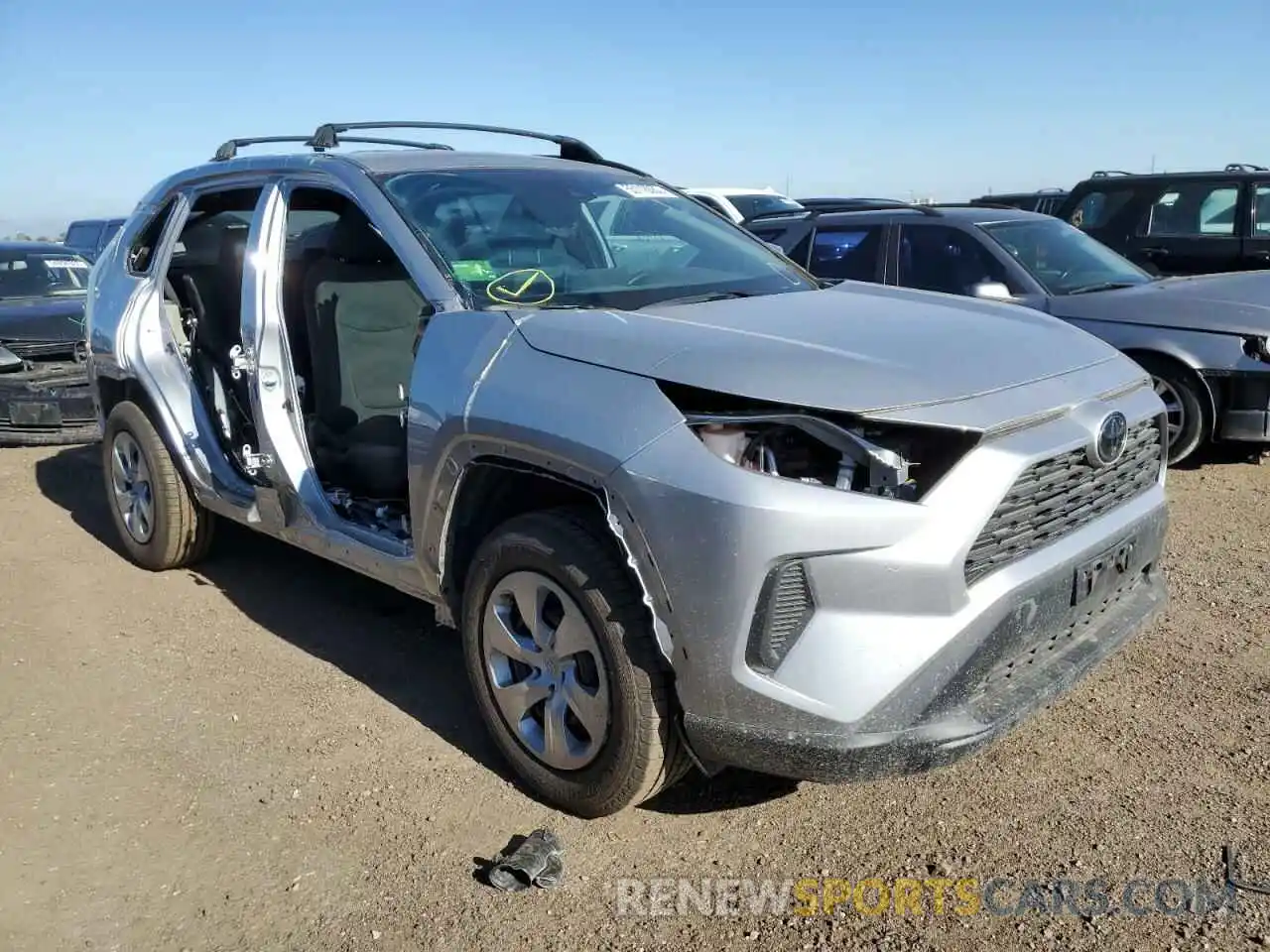 1 Photograph of a damaged car 2T3G1RFVXKC058524 TOYOTA RAV4 2019