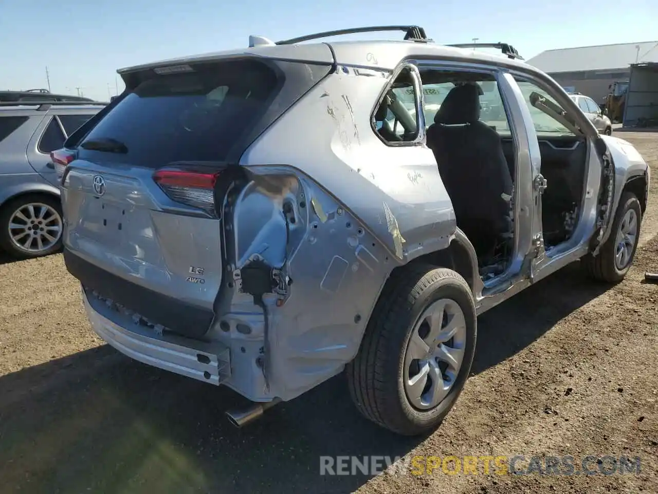 4 Photograph of a damaged car 2T3G1RFVXKC058524 TOYOTA RAV4 2019