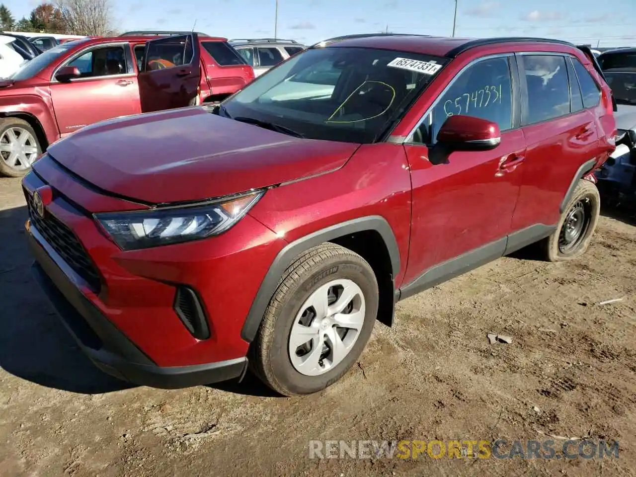 2 Фотография поврежденного автомобиля 2T3G1RFVXKW013078 TOYOTA RAV4 2019