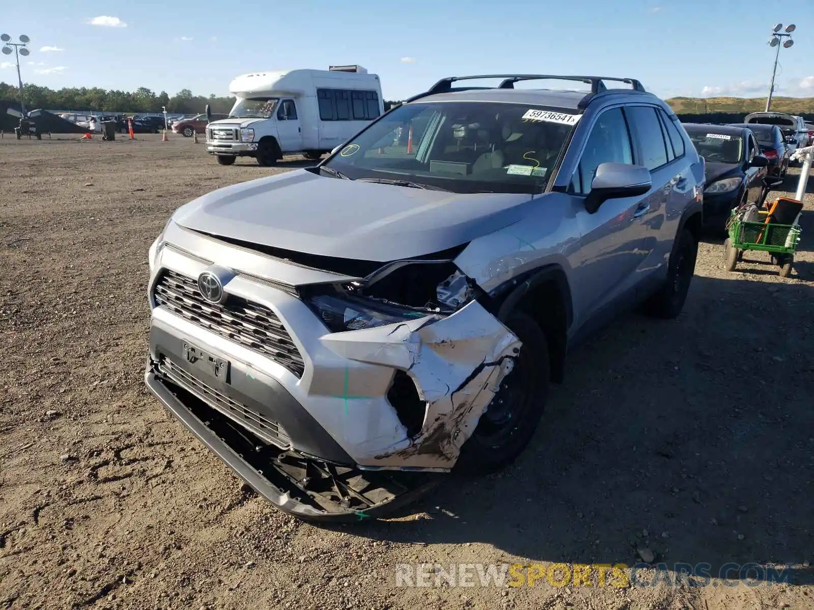 2 Фотография поврежденного автомобиля 2T3G1RFVXKW013372 TOYOTA RAV4 2019