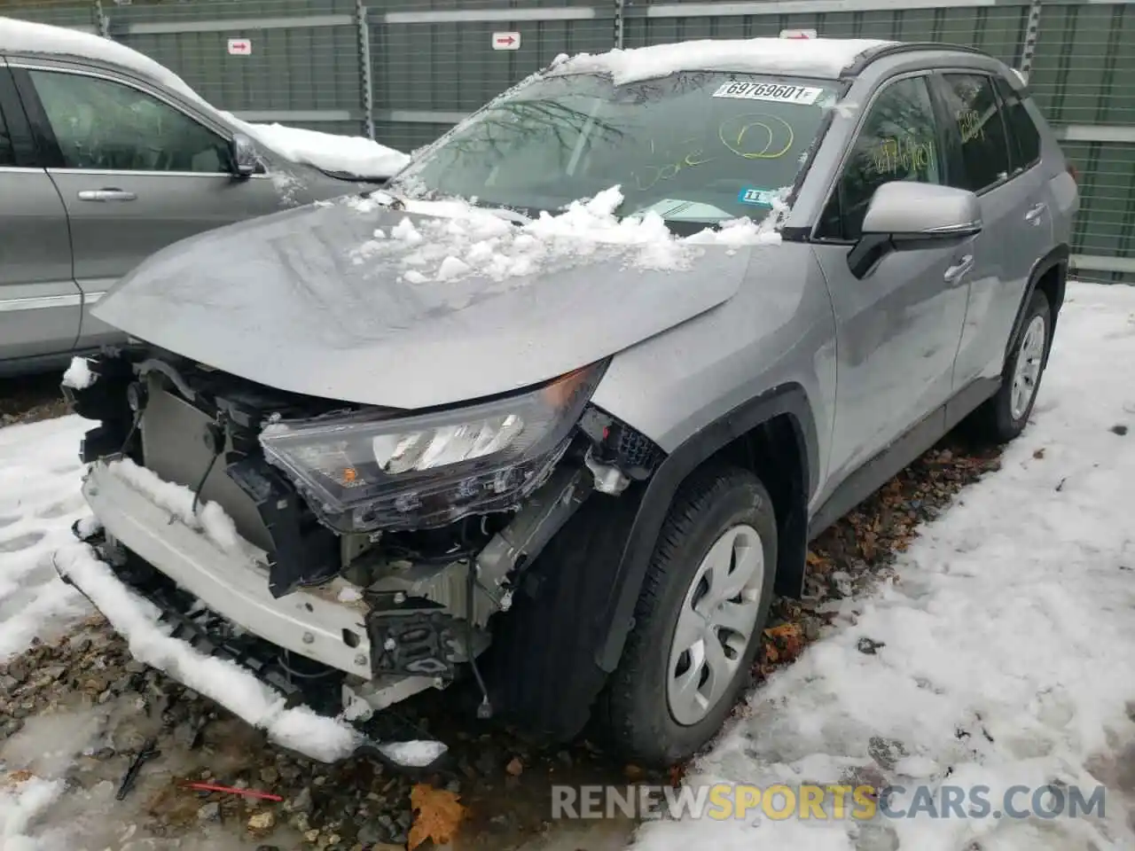 2 Фотография поврежденного автомобиля 2T3G1RFVXKW037770 TOYOTA RAV4 2019