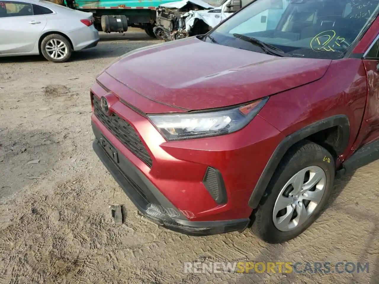 10 Фотография поврежденного автомобиля 2T3G1RFVXKW079307 TOYOTA RAV4 2019