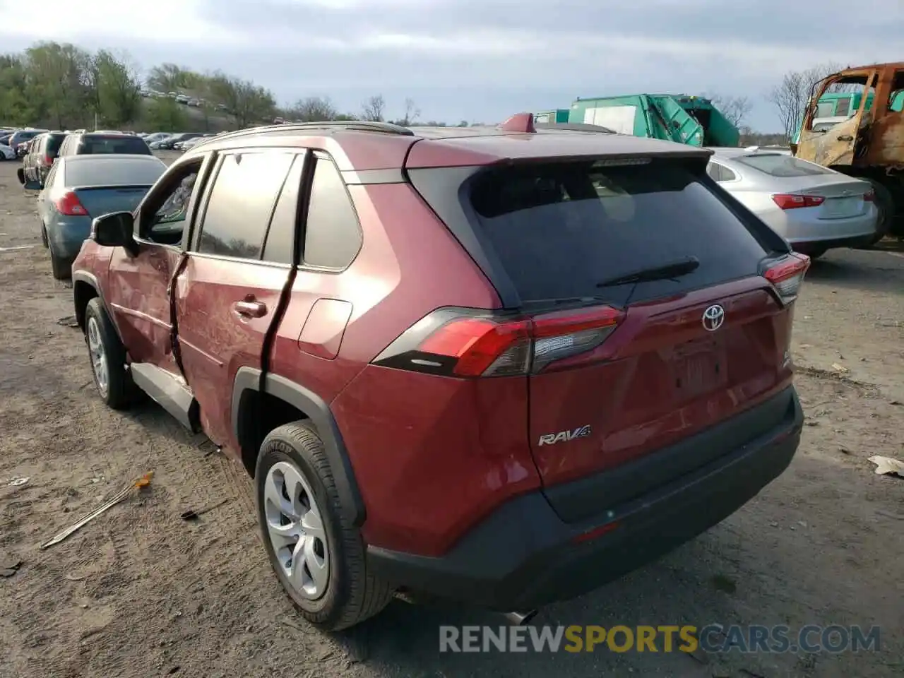 3 Фотография поврежденного автомобиля 2T3G1RFVXKW079307 TOYOTA RAV4 2019