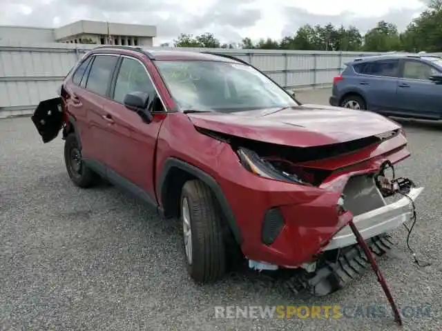 1 Photograph of a damaged car 2T3H1RFV0KC001110 TOYOTA RAV4 2019