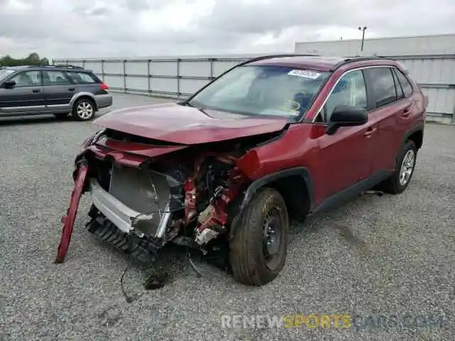 2 Photograph of a damaged car 2T3H1RFV0KC001110 TOYOTA RAV4 2019