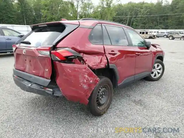 4 Photograph of a damaged car 2T3H1RFV0KC001110 TOYOTA RAV4 2019