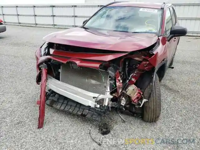 9 Photograph of a damaged car 2T3H1RFV0KC001110 TOYOTA RAV4 2019