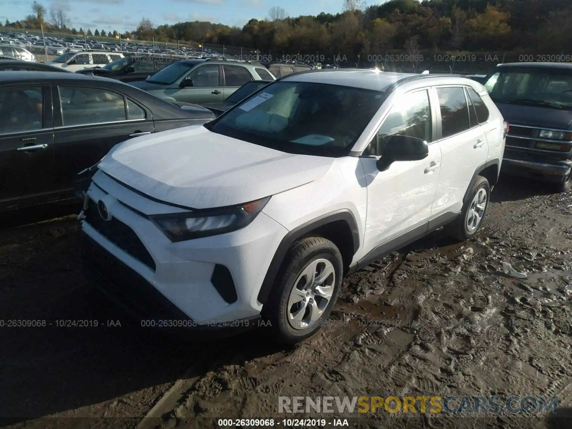 2 Фотография поврежденного автомобиля 2T3H1RFV0KC002726 TOYOTA RAV4 2019