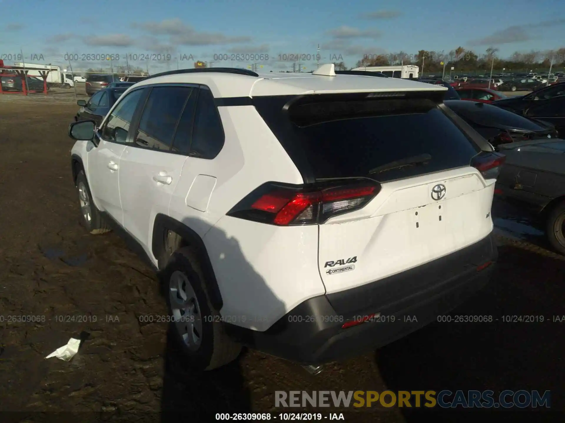 3 Photograph of a damaged car 2T3H1RFV0KC002726 TOYOTA RAV4 2019