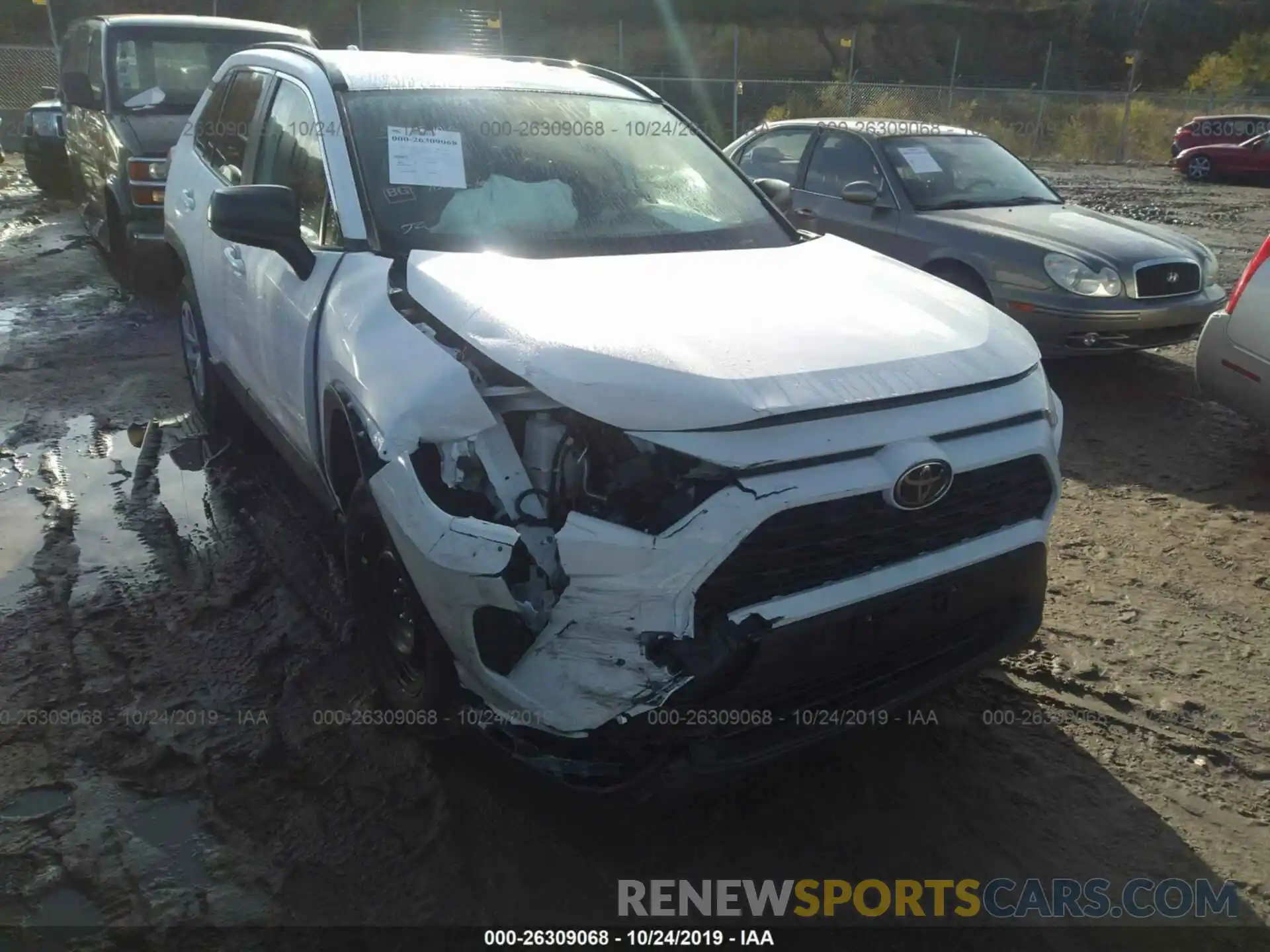 6 Photograph of a damaged car 2T3H1RFV0KC002726 TOYOTA RAV4 2019