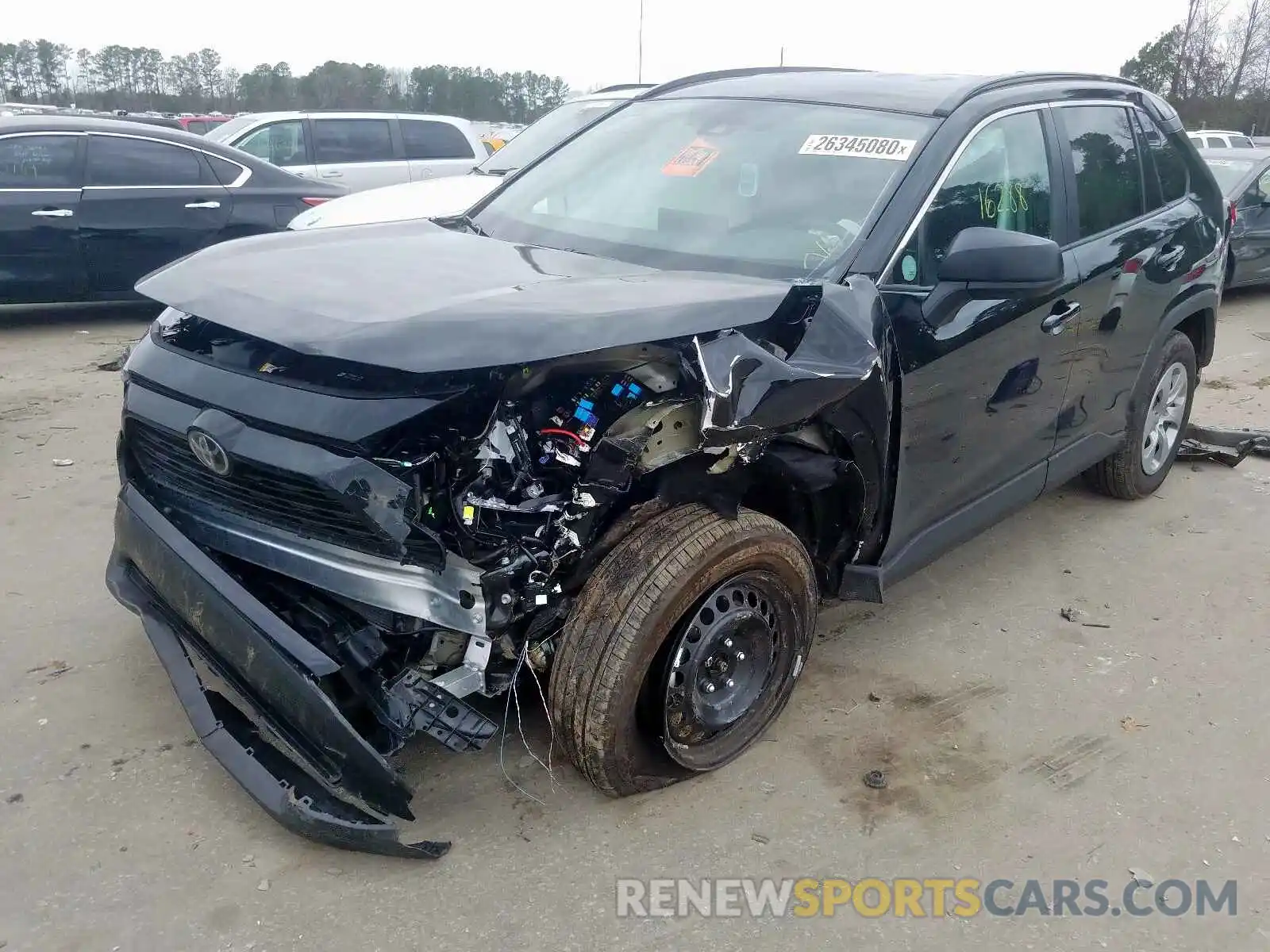 2 Photograph of a damaged car 2T3H1RFV0KC018800 TOYOTA RAV4 2019