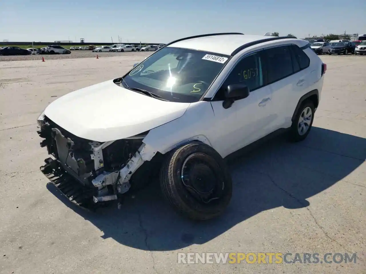 2 Фотография поврежденного автомобиля 2T3H1RFV0KC020305 TOYOTA RAV4 2019