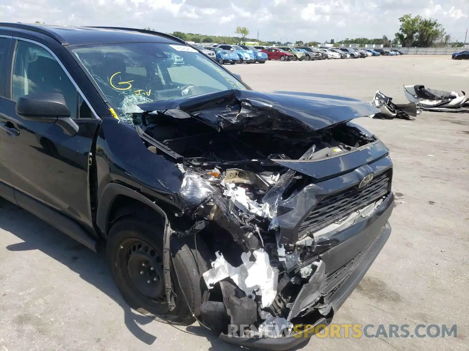 9 Фотография поврежденного автомобиля 2T3H1RFV0KC021714 TOYOTA RAV4 2019