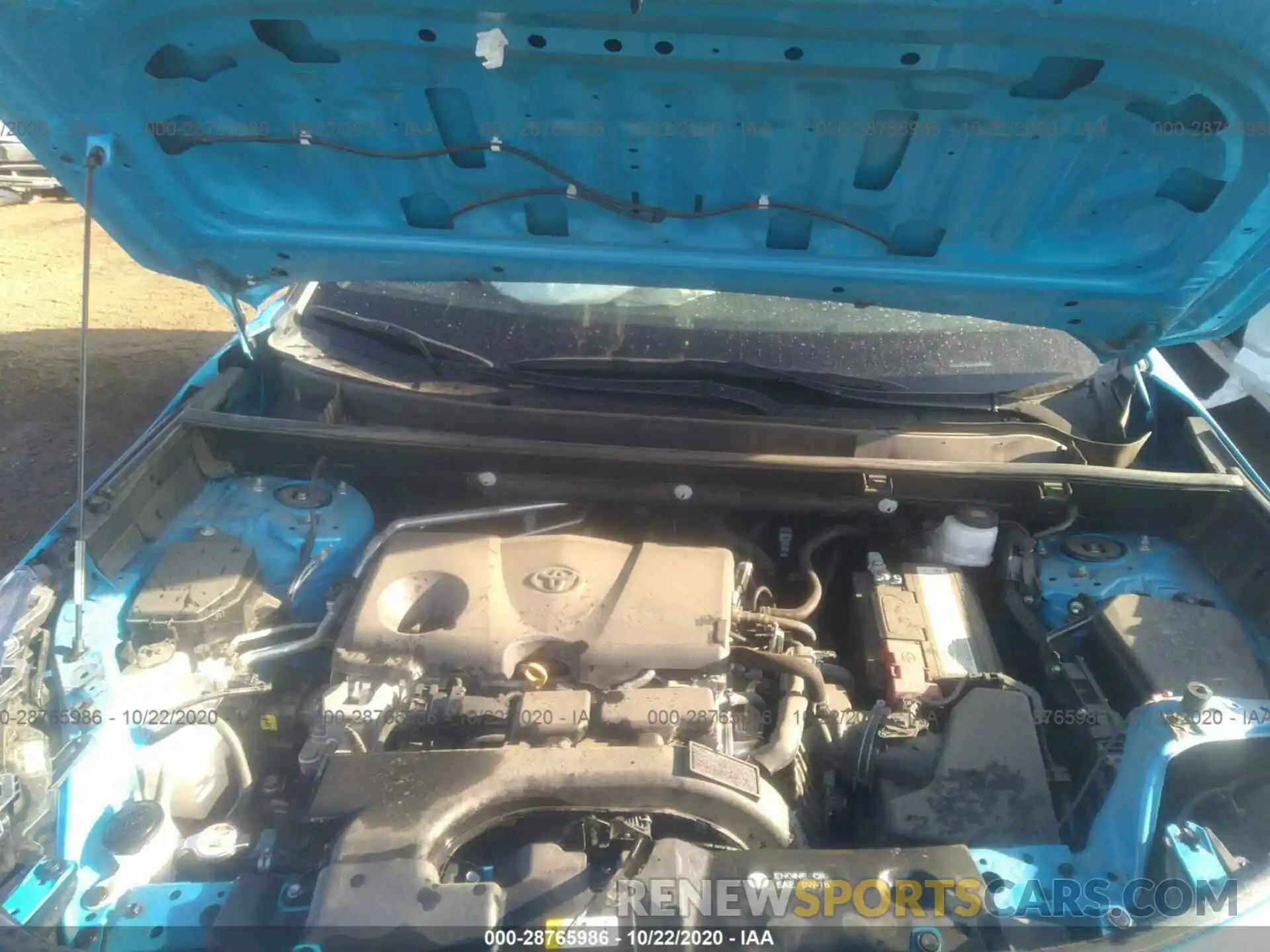 10 Фотография поврежденного автомобиля 2T3H1RFV0KC023091 TOYOTA RAV4 2019