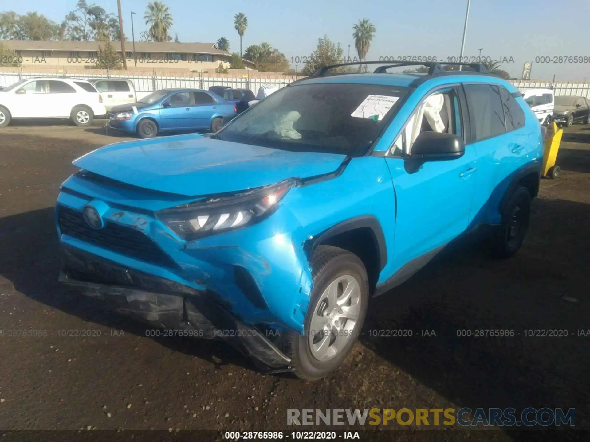 2 Photograph of a damaged car 2T3H1RFV0KC023091 TOYOTA RAV4 2019