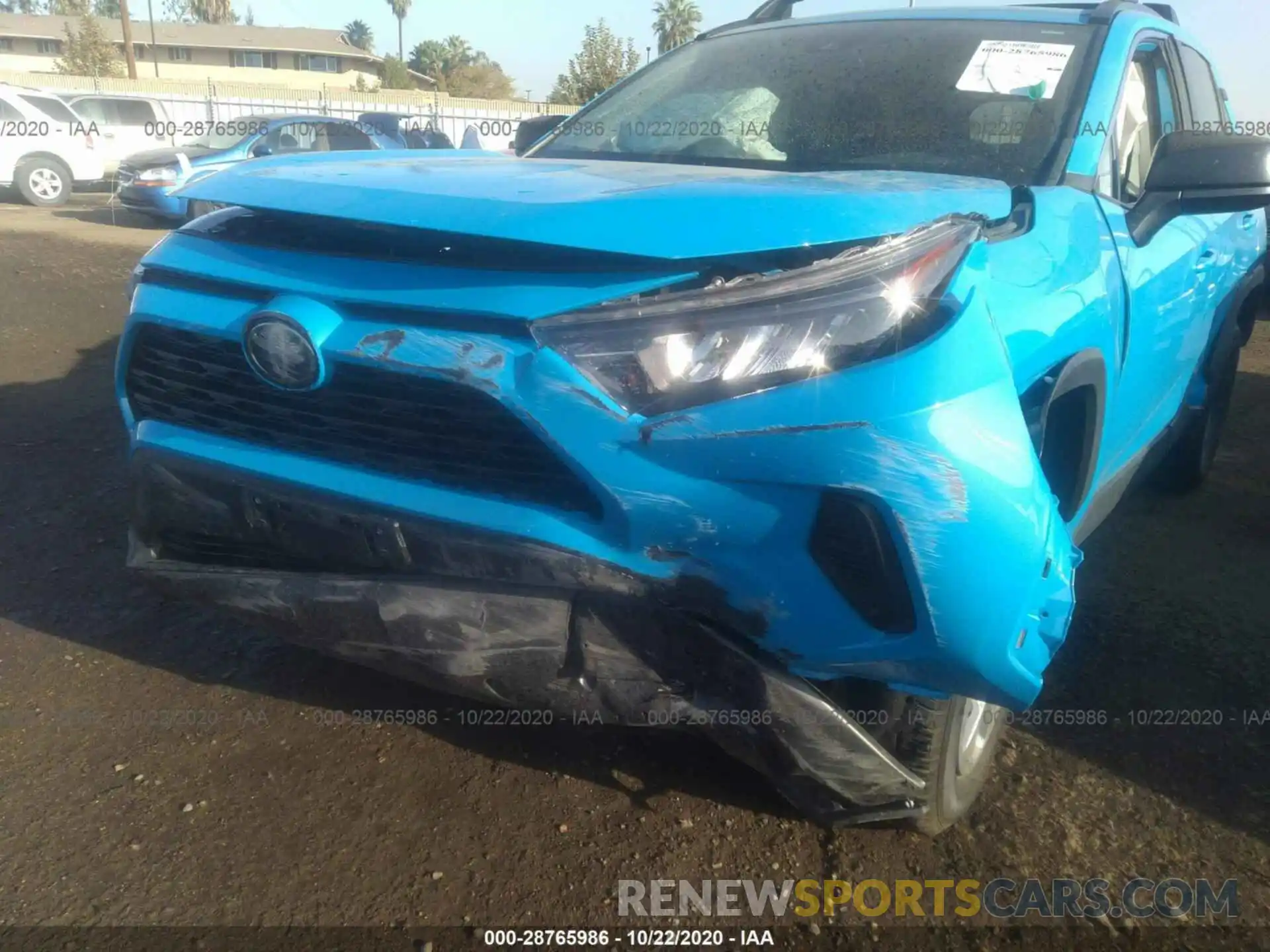 6 Photograph of a damaged car 2T3H1RFV0KC023091 TOYOTA RAV4 2019