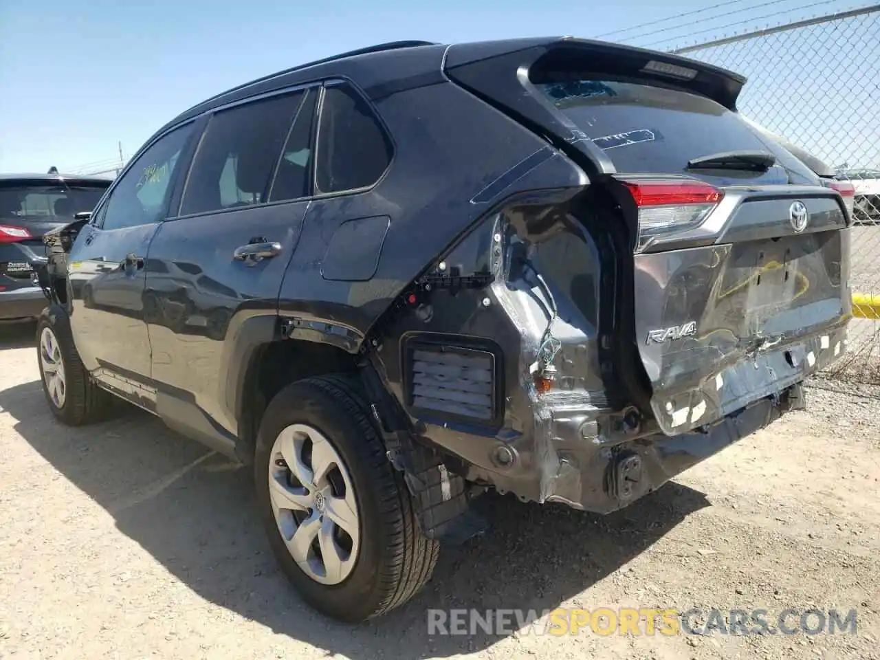 3 Photograph of a damaged car 2T3H1RFV0KC023382 TOYOTA RAV4 2019