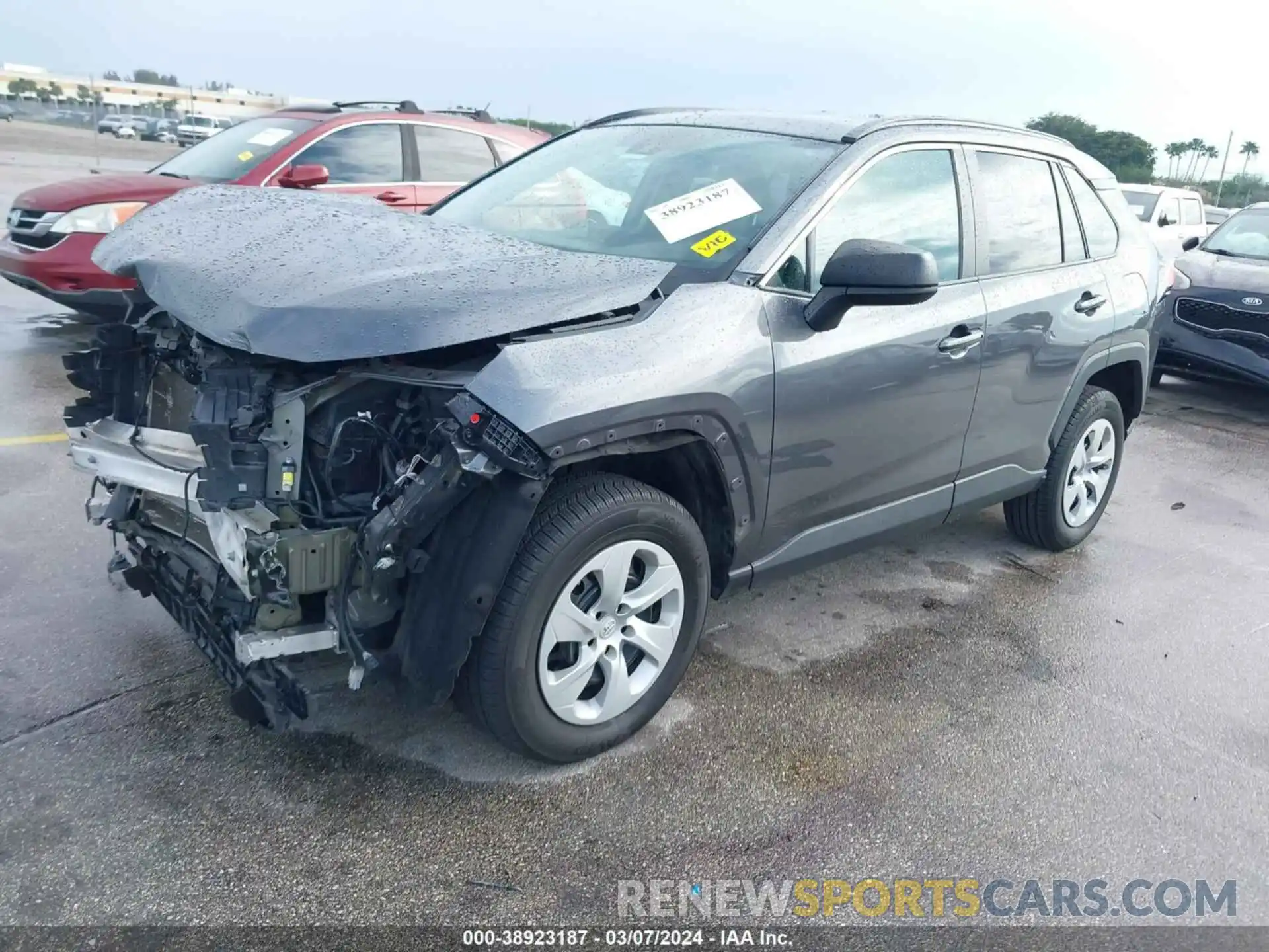 2 Photograph of a damaged car 2T3H1RFV0KC029702 TOYOTA RAV4 2019