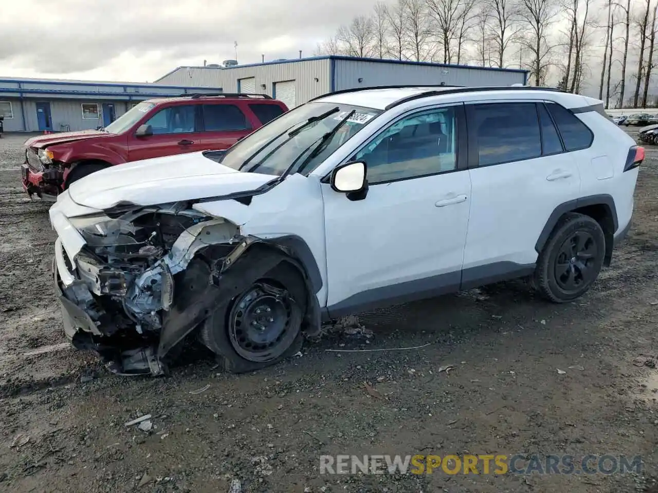 1 Photograph of a damaged car 2T3H1RFV0KC031188 TOYOTA RAV4 2019