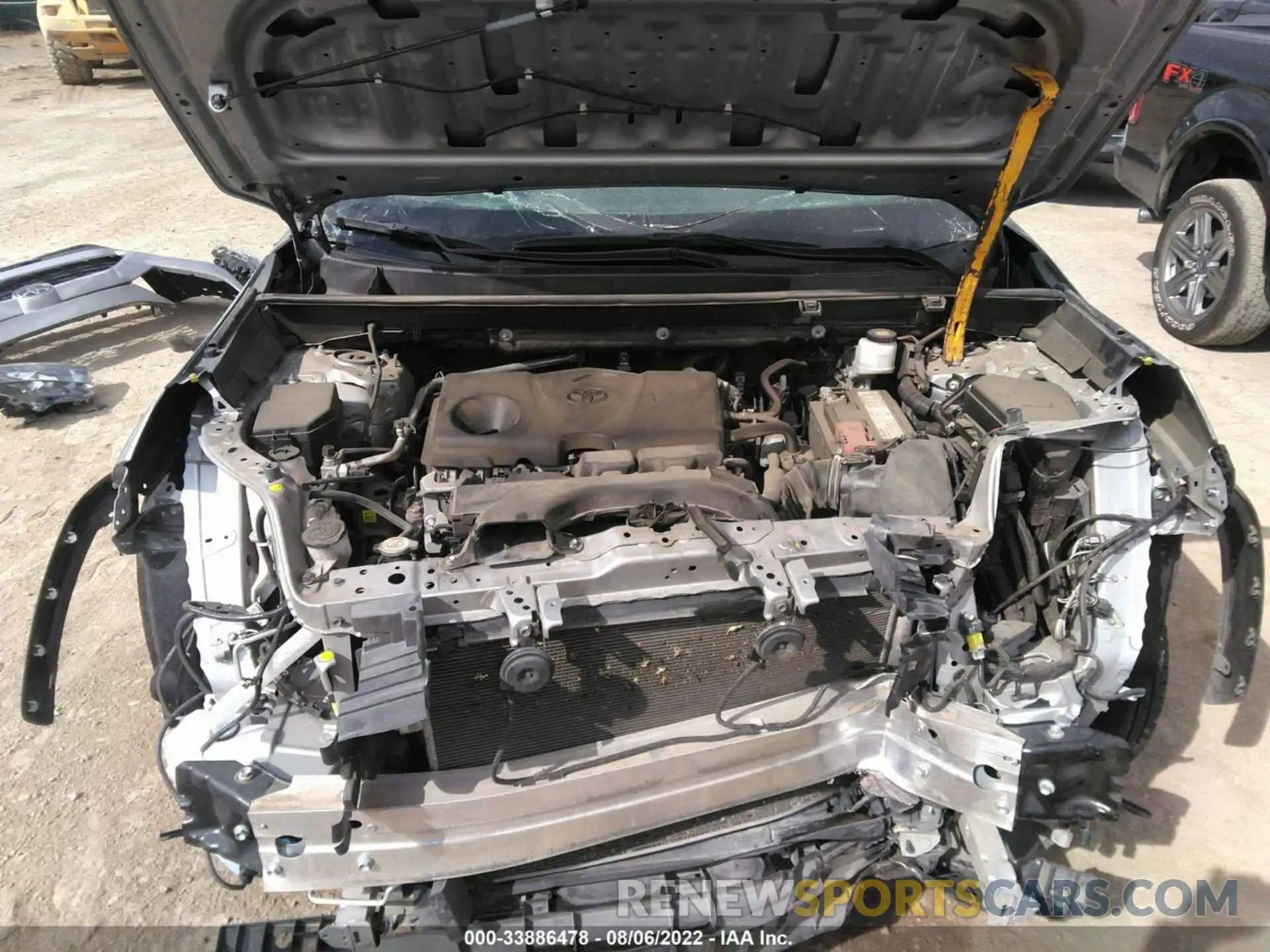 10 Photograph of a damaged car 2T3H1RFV0KW003874 TOYOTA RAV4 2019