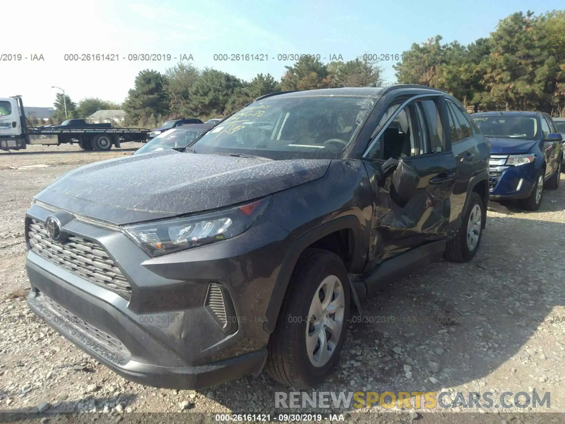 2 Фотография поврежденного автомобиля 2T3H1RFV0KW005110 TOYOTA RAV4 2019