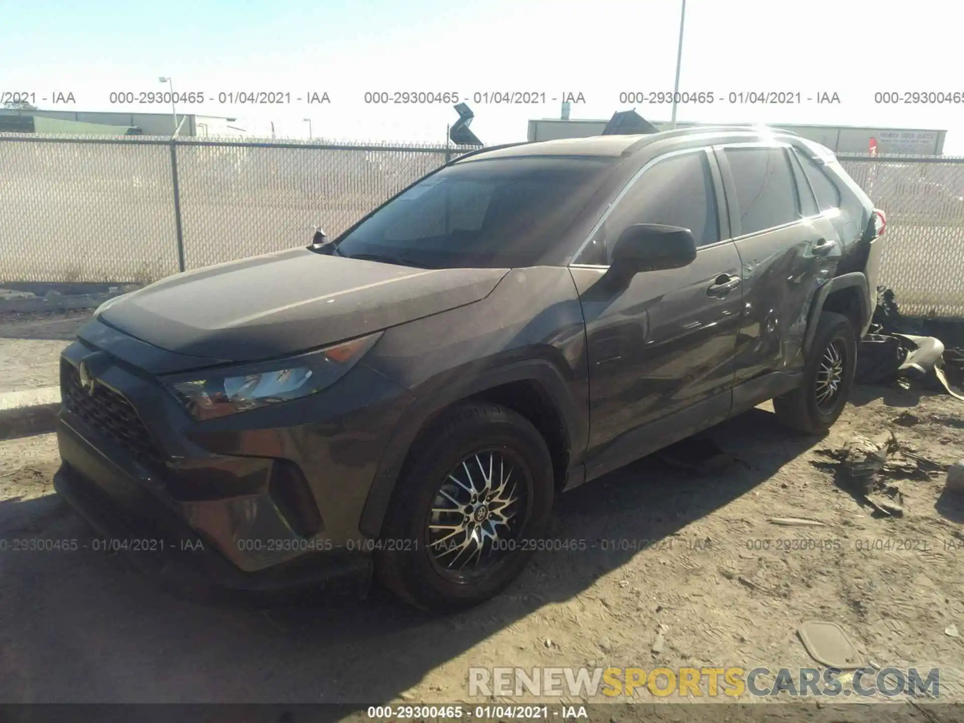 2 Фотография поврежденного автомобиля 2T3H1RFV0KW006211 TOYOTA RAV4 2019