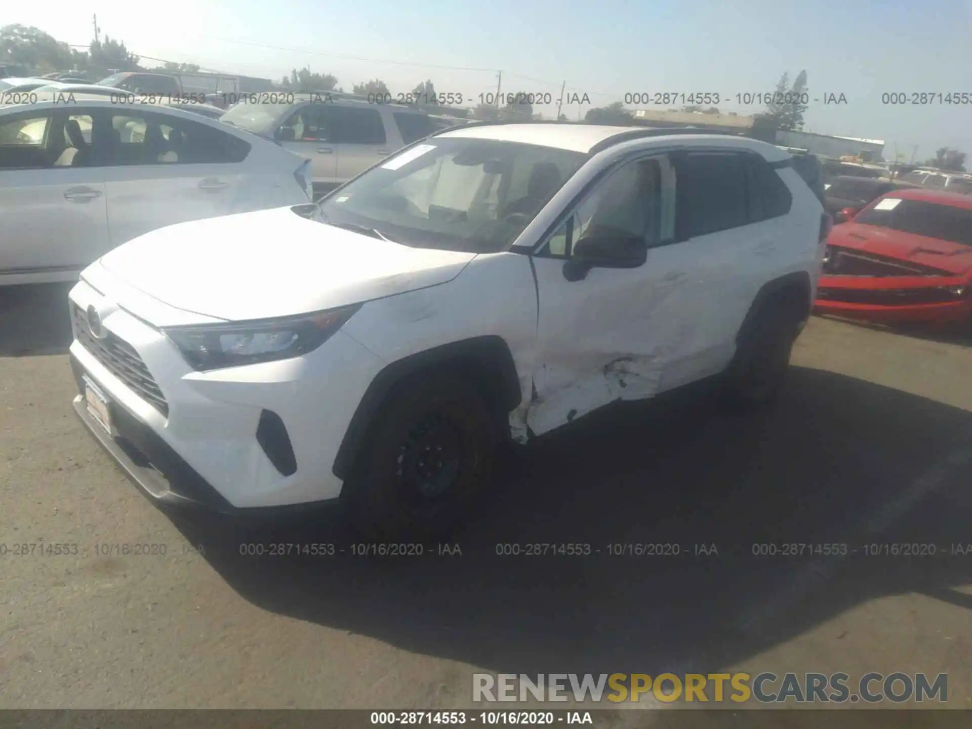 2 Photograph of a damaged car 2T3H1RFV0KW007956 TOYOTA RAV4 2019